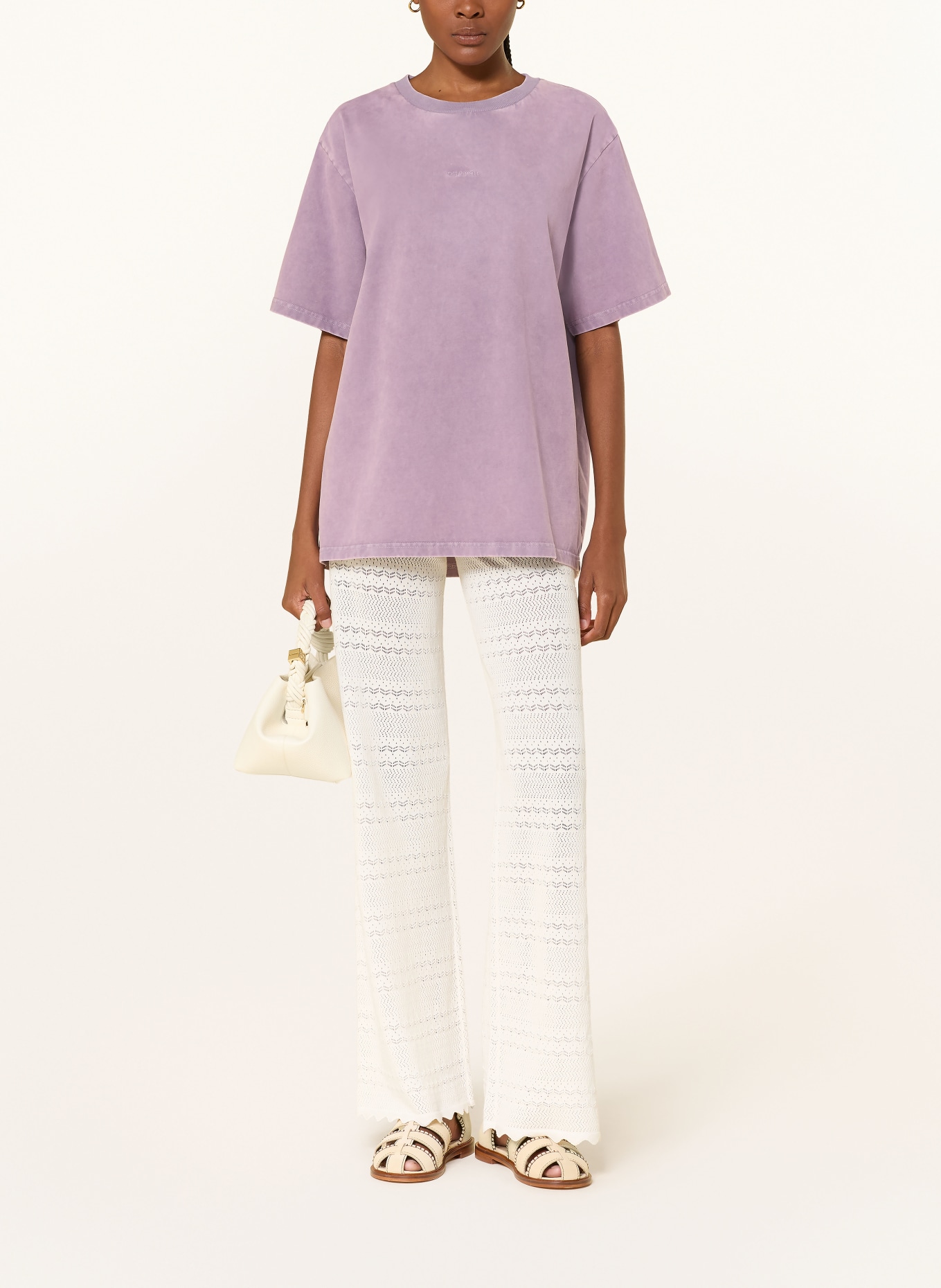 OH APRIL T-shirt FARMERS MARKET: LILAS / LILAS CLAIR / BLANC