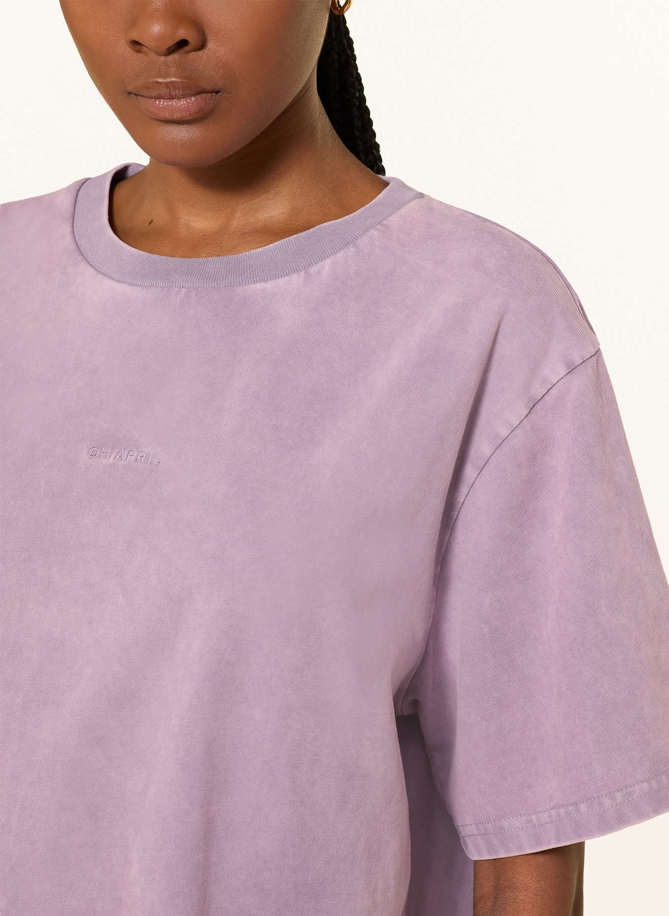 OH APRIL T-shirt FARMERS MARKET: LILAS / LILAS CLAIR / BLANC