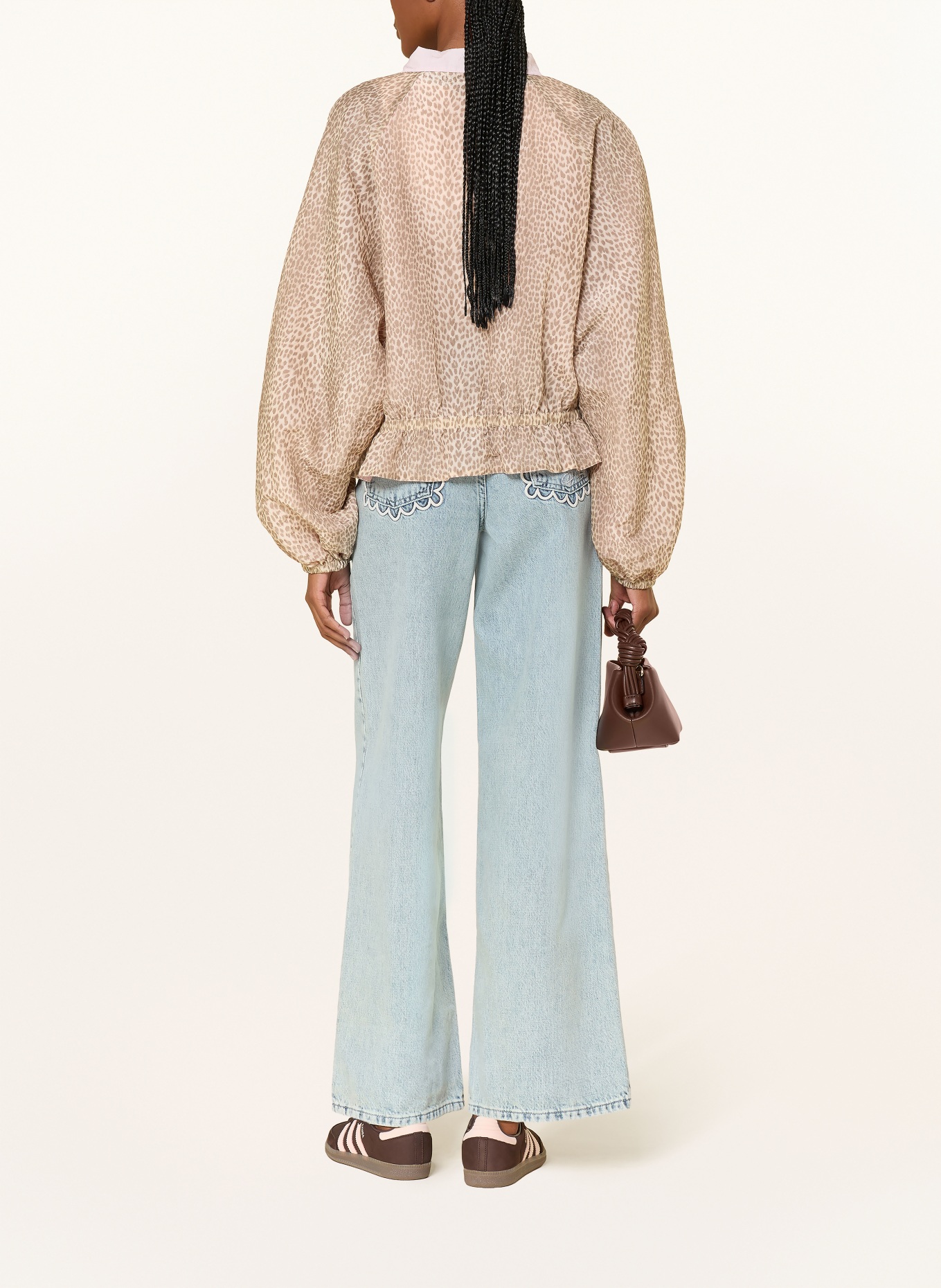 OH APRIL Wid Leg Jeans ALINE: 2021 Light Blue Wash