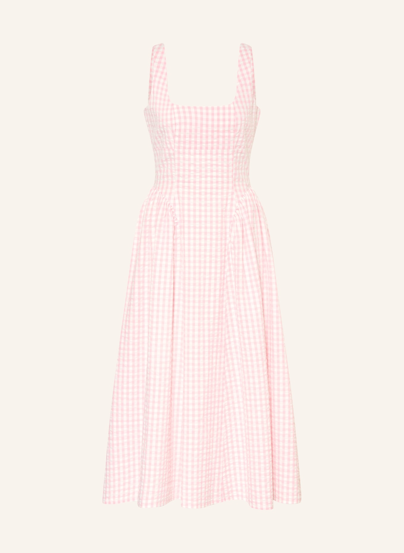 OH APRIL Šaty ARWEN: RŮŽOVÁ / BÍLÁ