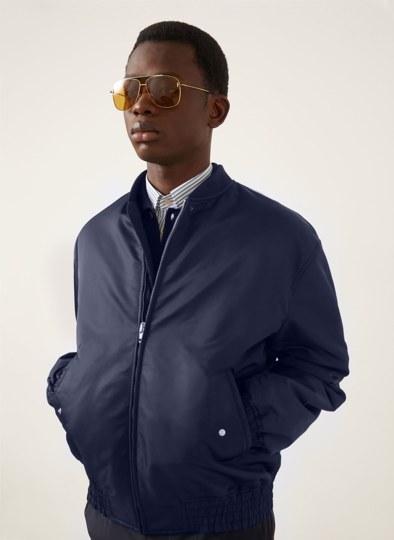 VALENTINO Blouson VGOLD: DUNKELBLAU