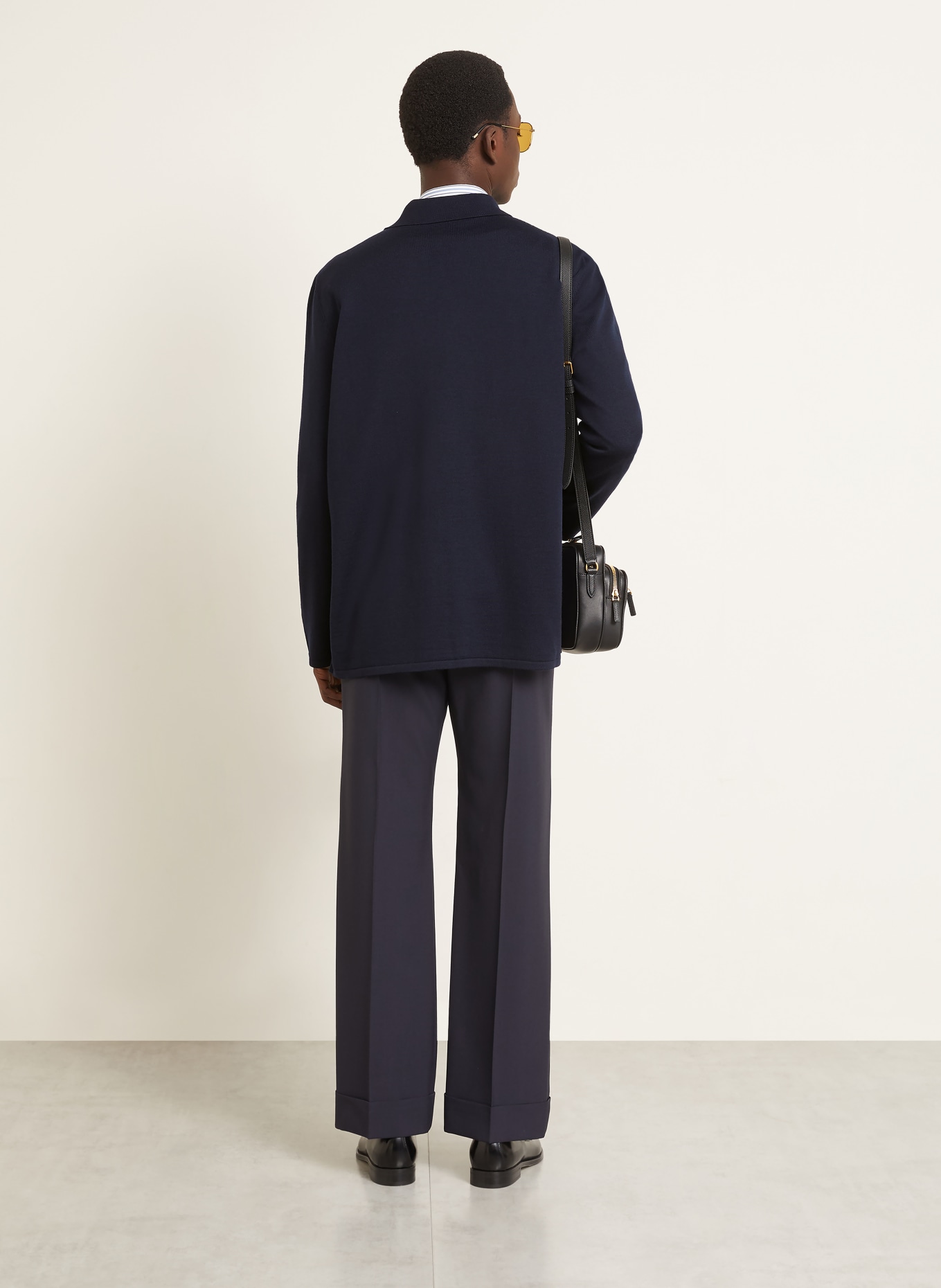 VALENTINO Cardigan VLOGO SIGNATURE: BLEU FONCÉ