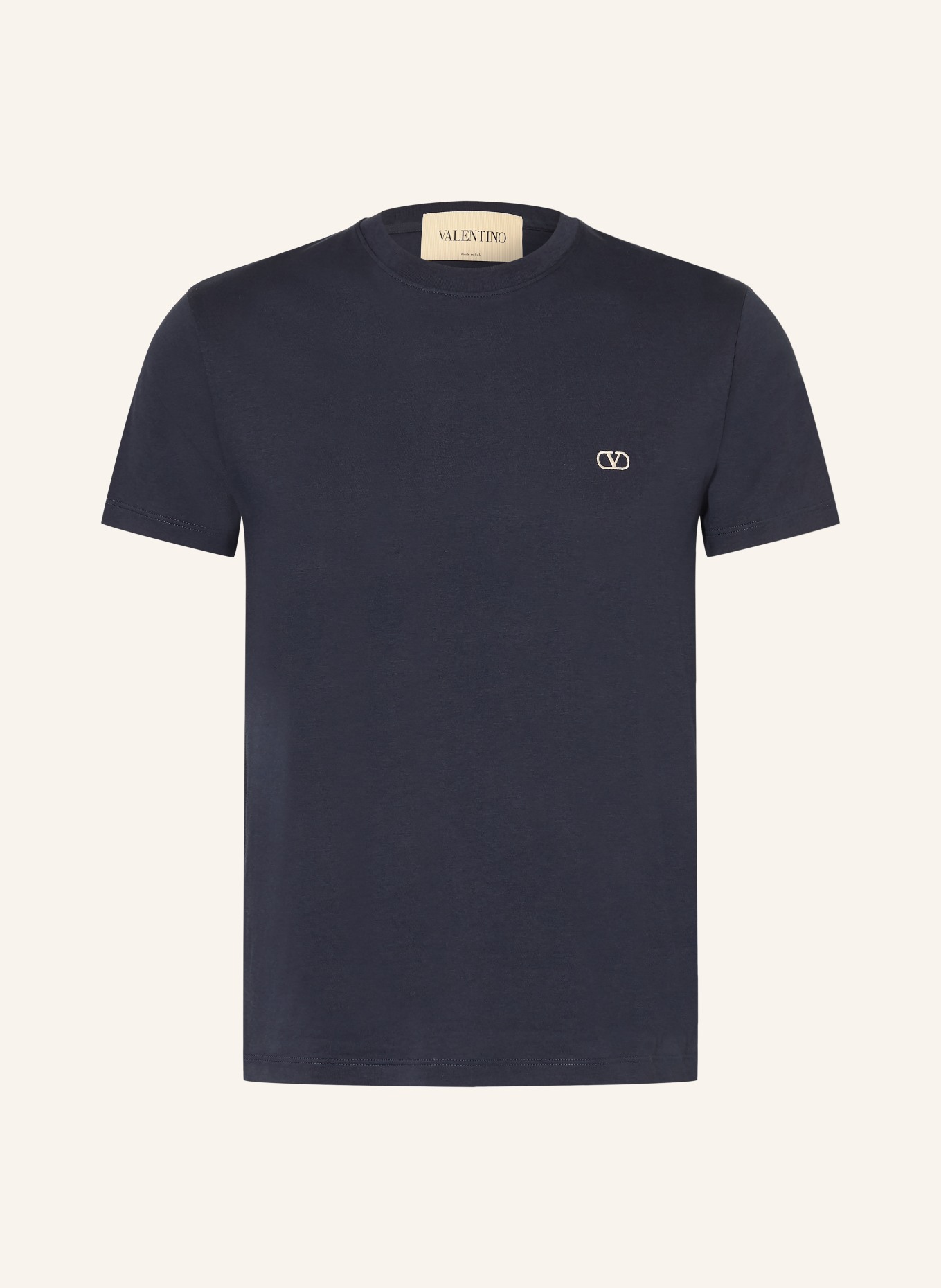 VALENTINO T-Shirt VLOGO SIGNATURE: DUNKELBLAU