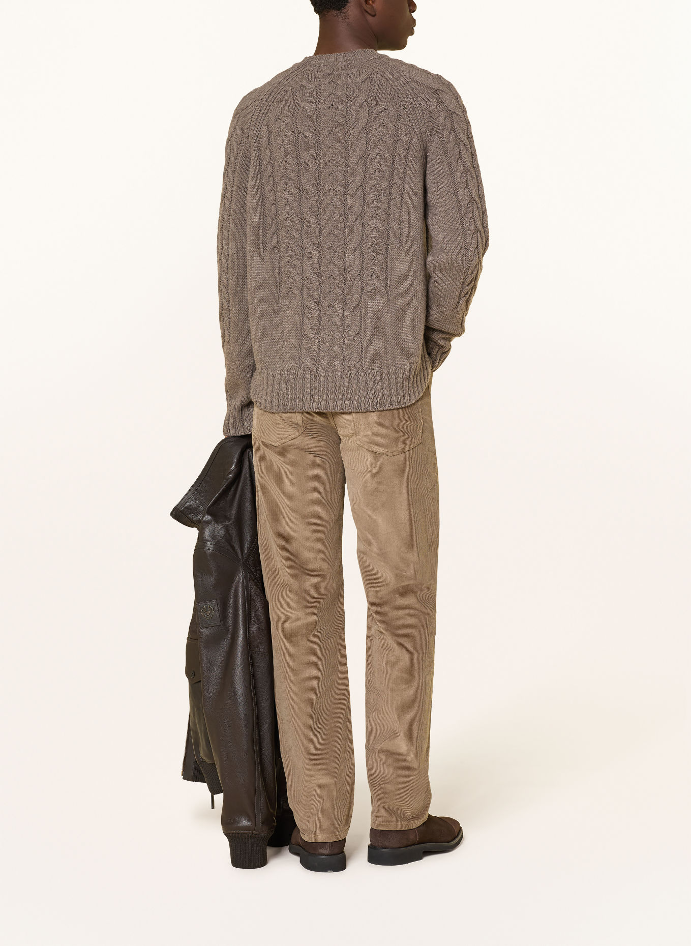 BELSTAFF Trui HARROW: TAUPE