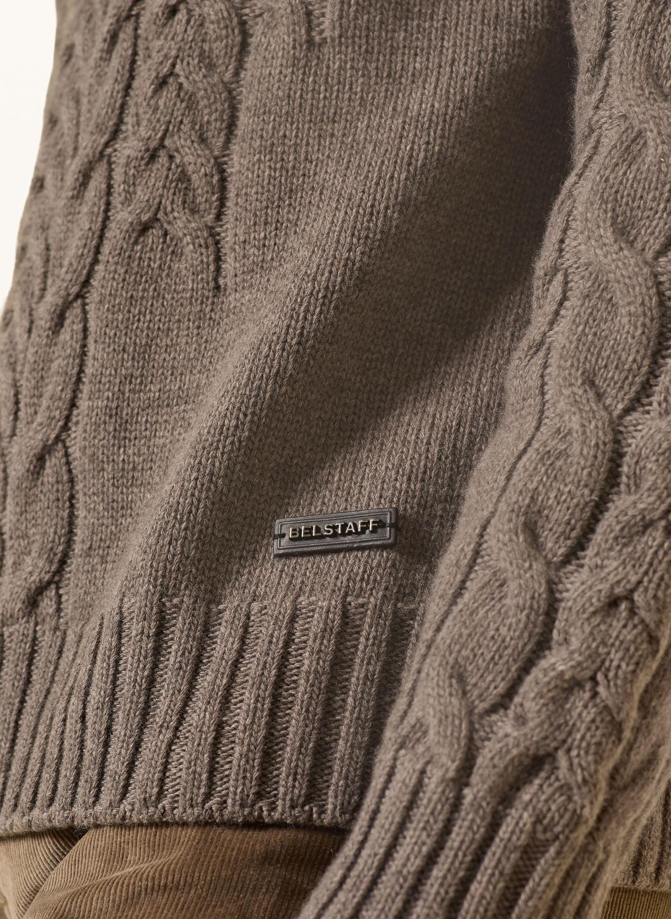 BELSTAFF Trui HARROW: TAUPE
