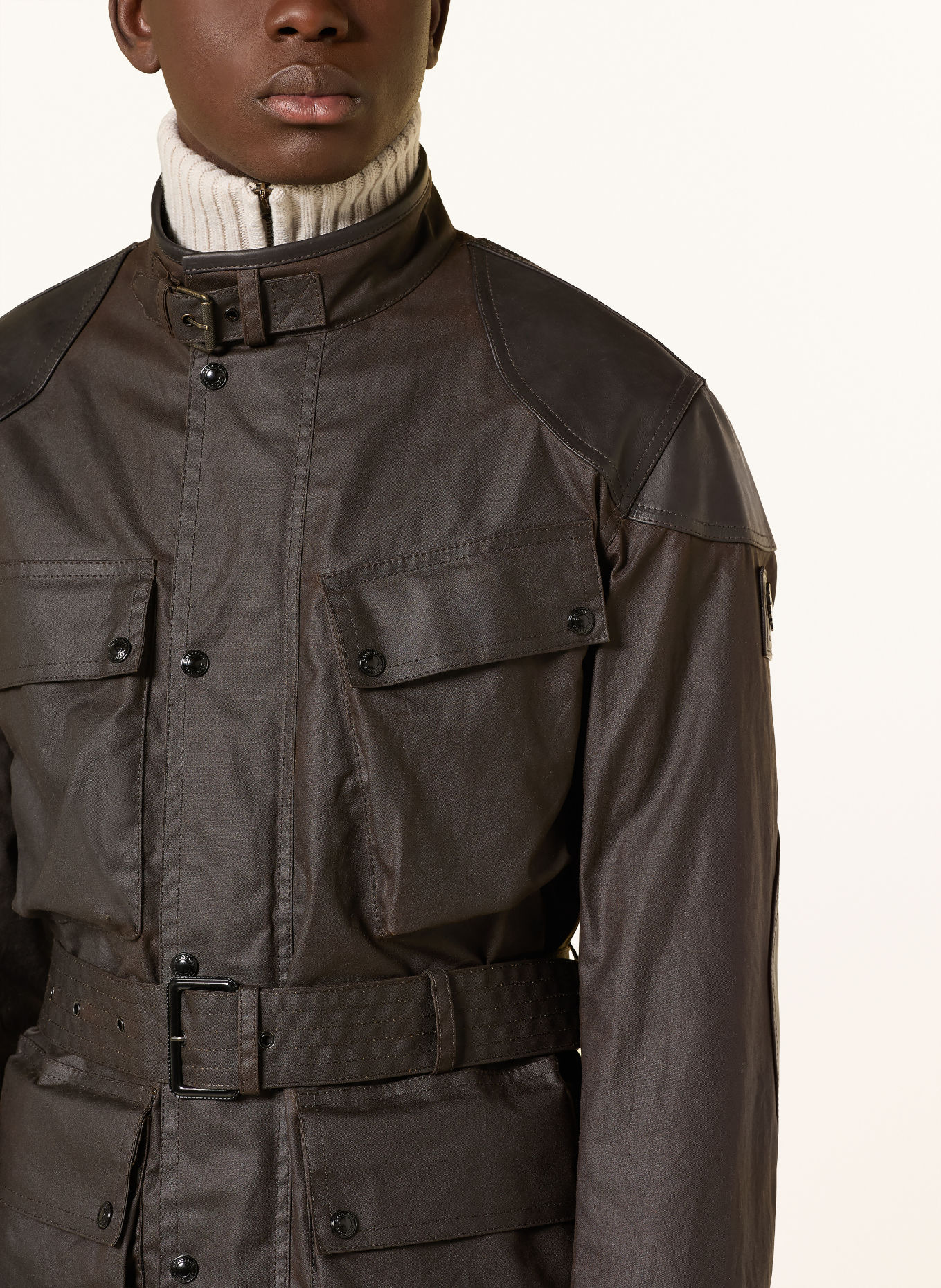 BELSTAFF TRIALMASTER PHOENIX Field Jacket: DARK BROWN
