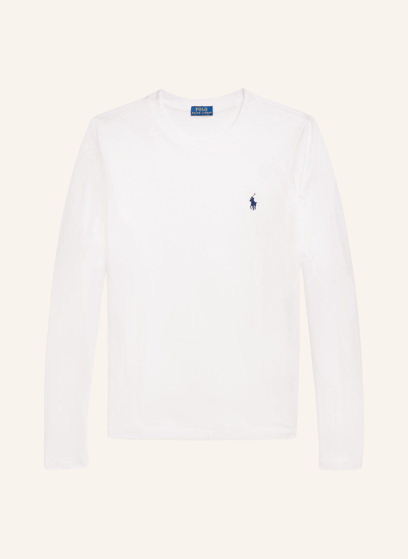 POLO RALPH LAUREN T-shirt met lange mouwen: WIT