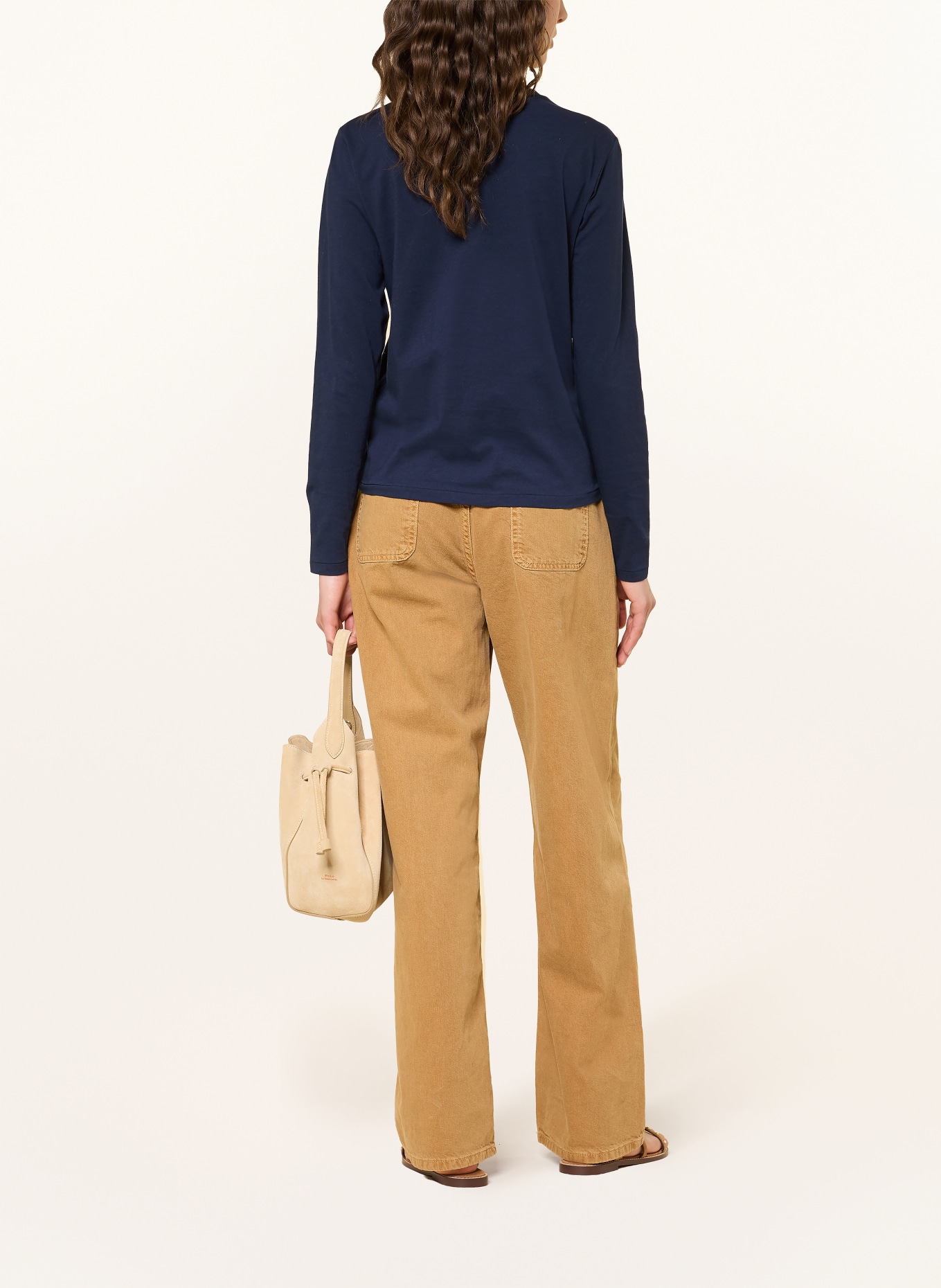 POLO RALPH LAUREN Koszulka z długim rękawem: GRANATOWY