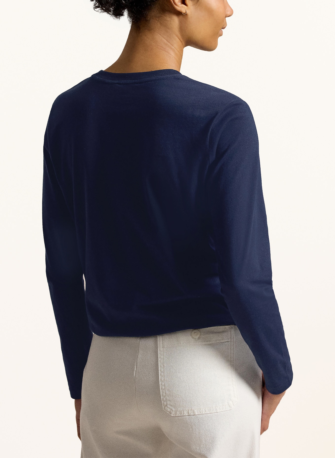 POLO RALPH LAUREN Longsleeve: DUNKELBLAU