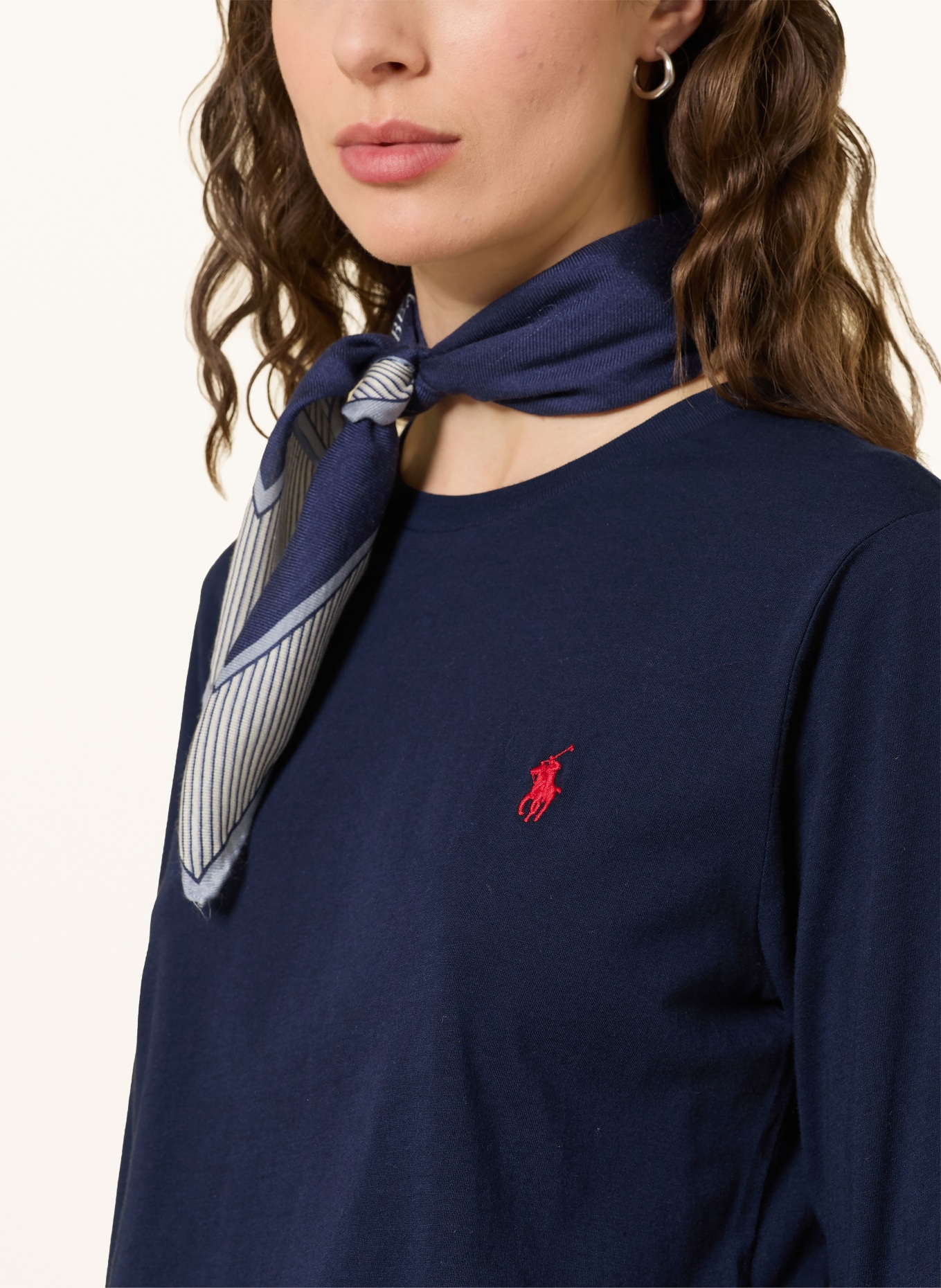 POLO RALPH LAUREN Koszulka z długim rękawem: GRANATOWY