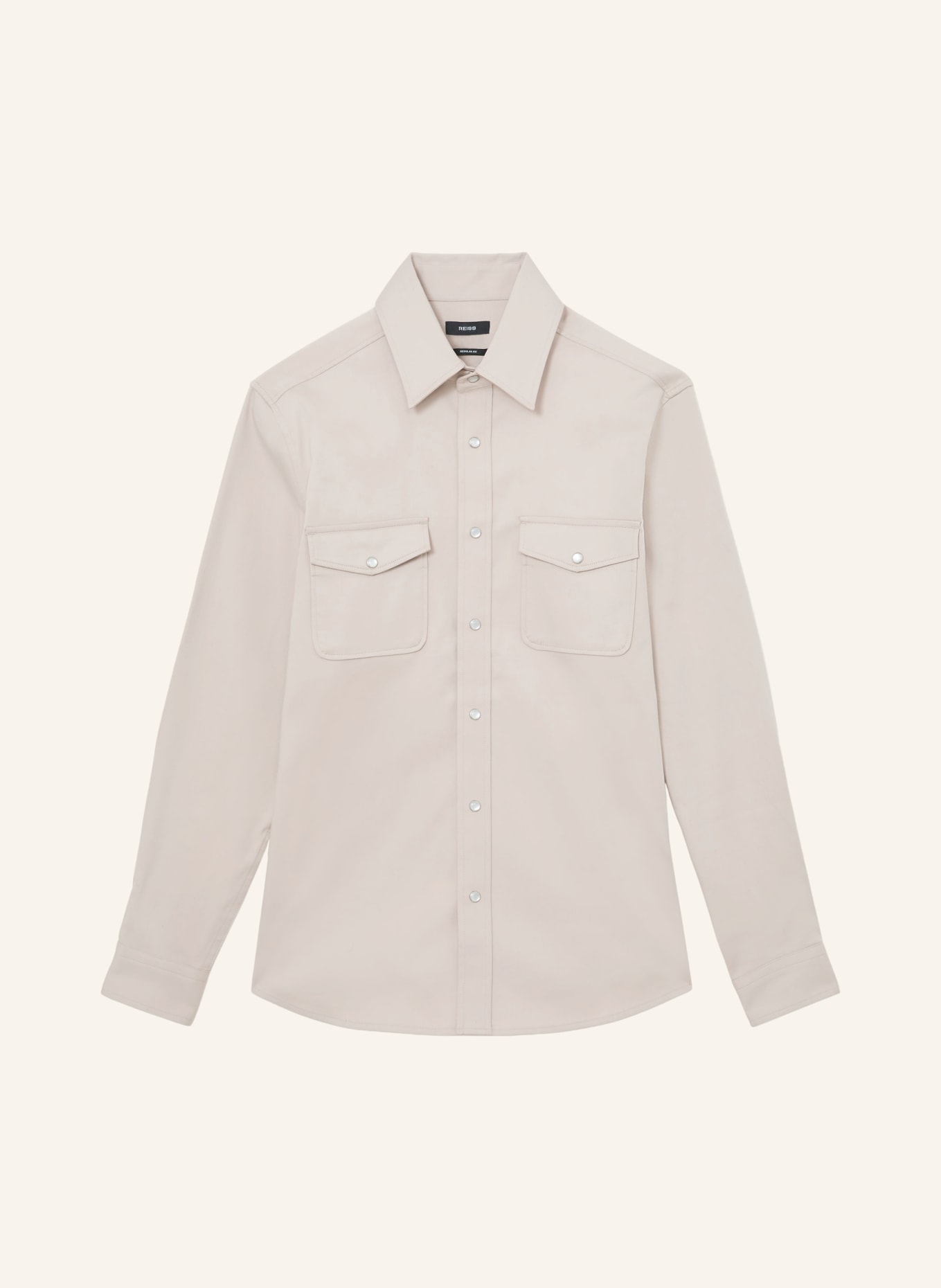REISS Overshirt MCRAE: CRÈME