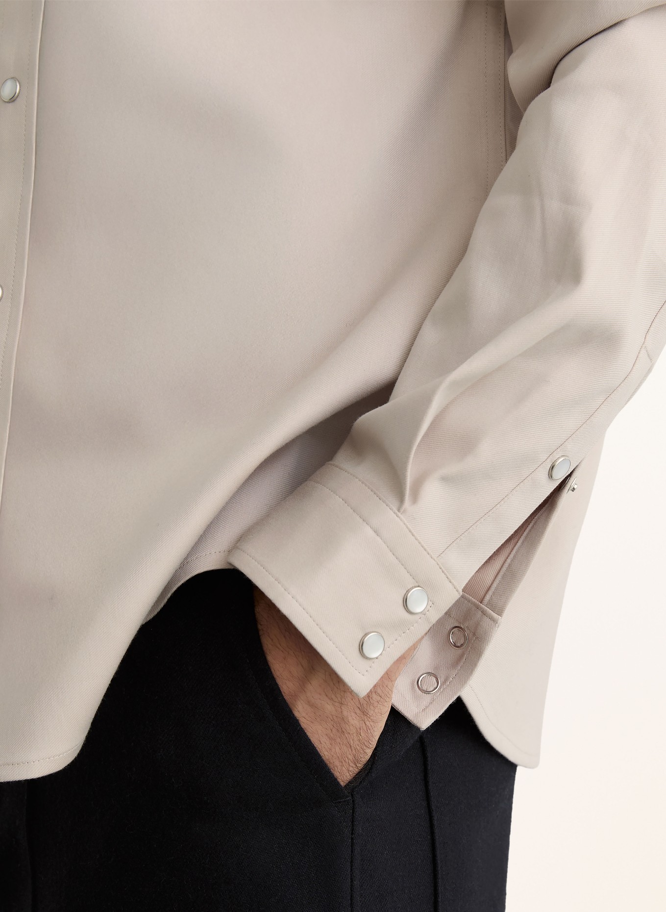 REISS Overshirt MCRAE: CRÈME