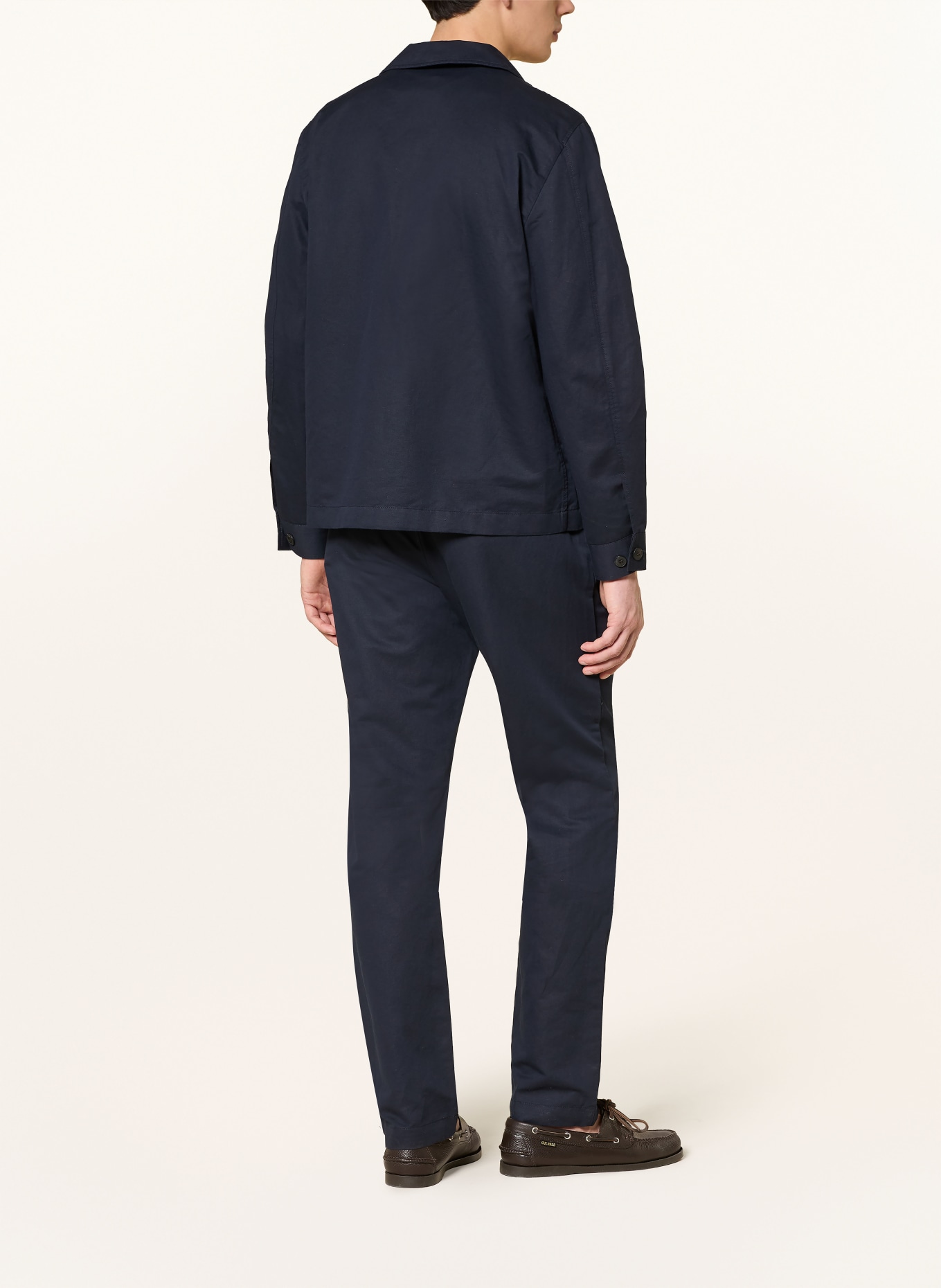 Sunspel Chino Regular Fit: DUNKELBLAU