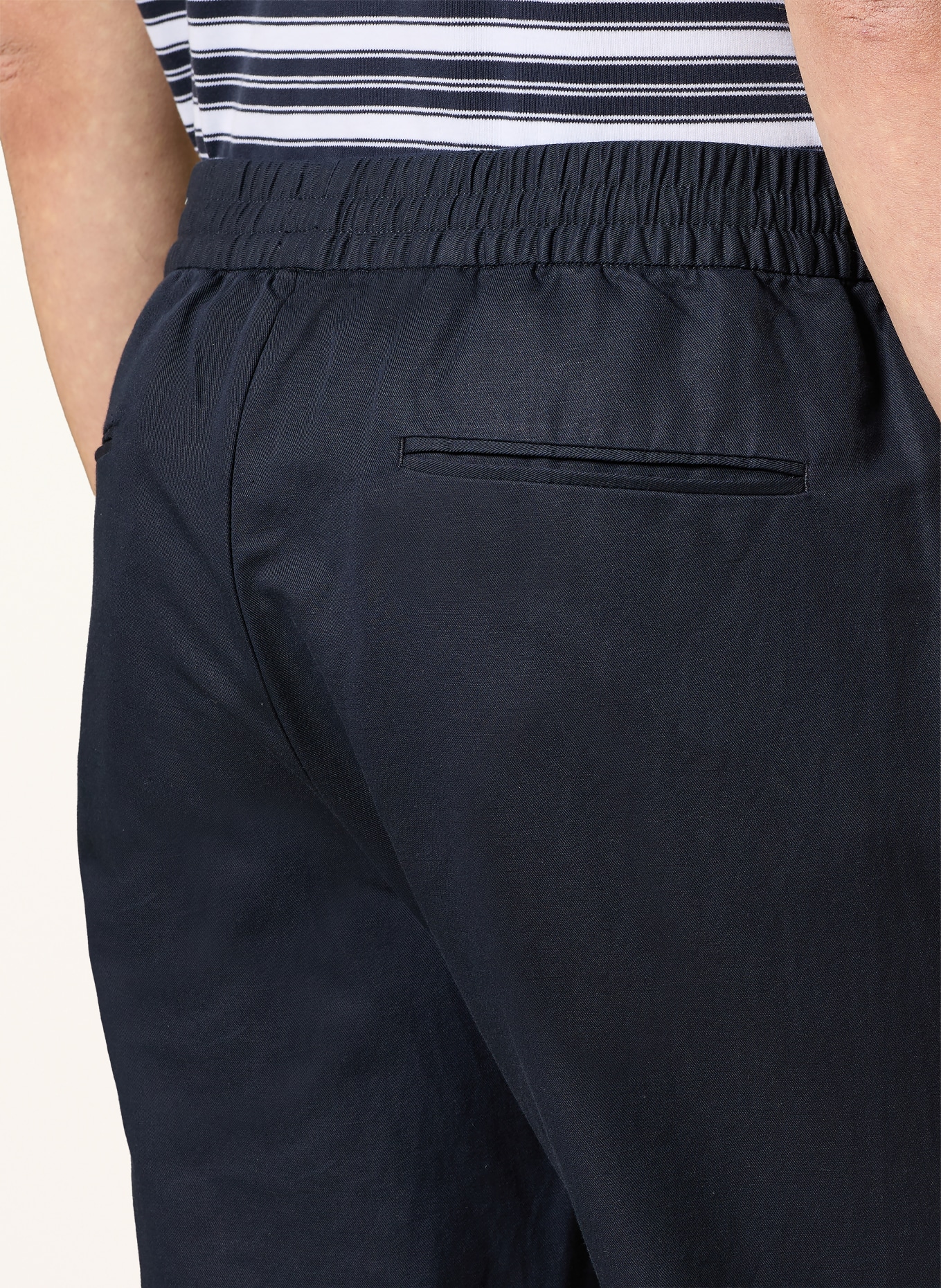 Sunspel Chino Regular Fit: DUNKELBLAU