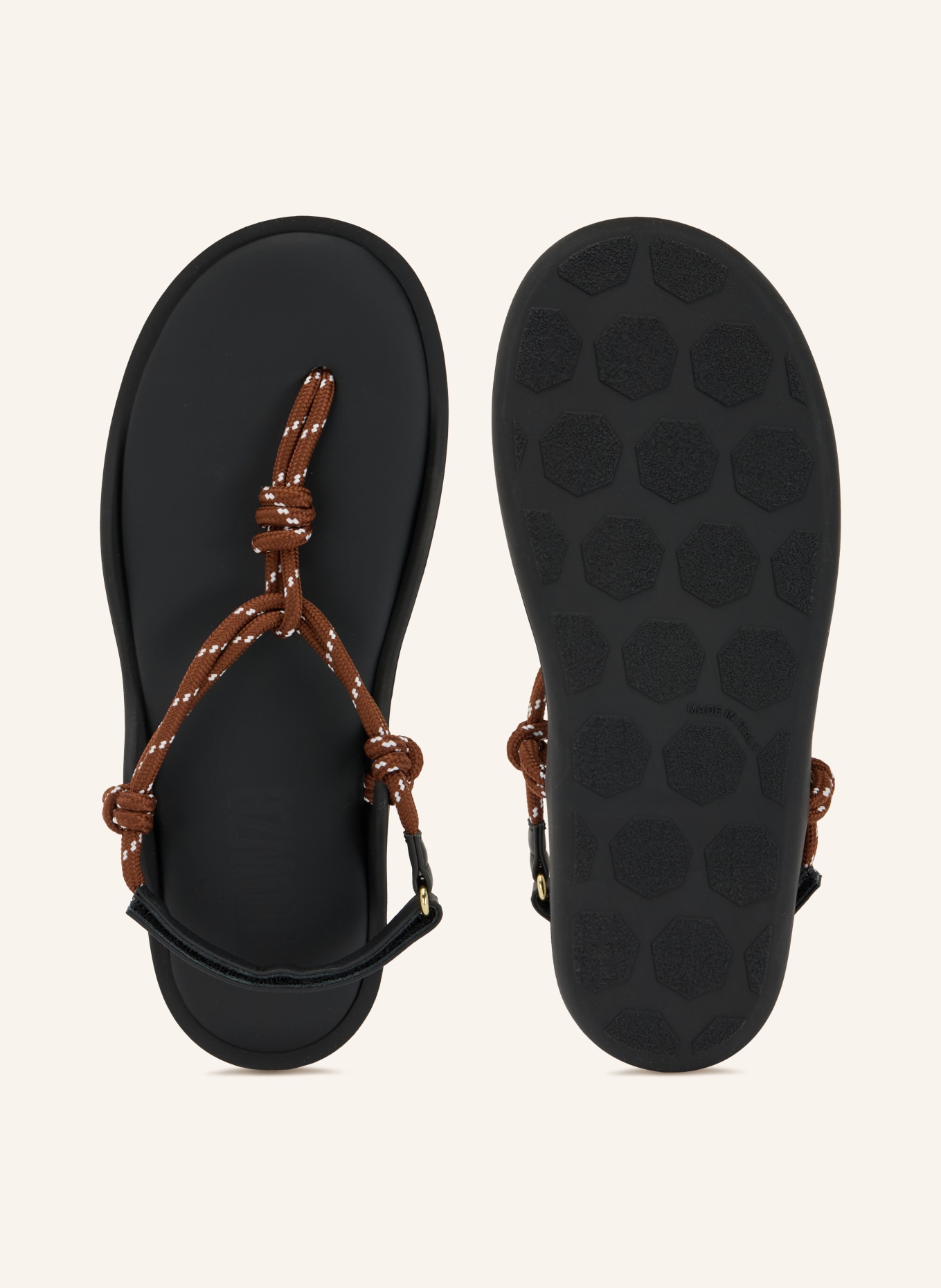 Flòwze teenverdelers: BRUIN / WIT