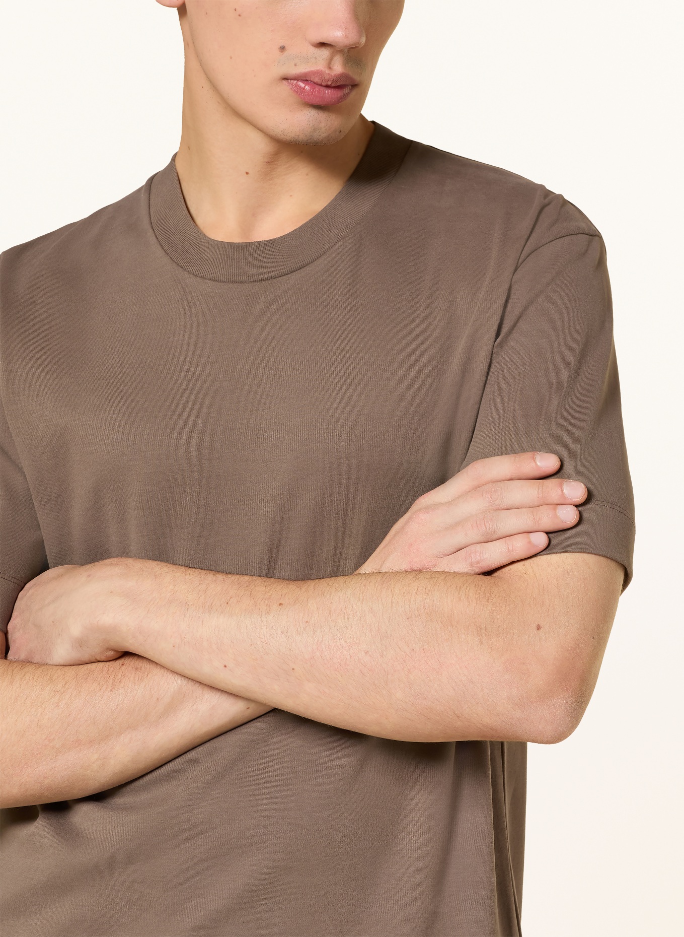 Sunspel T-Shirt: TAUPE