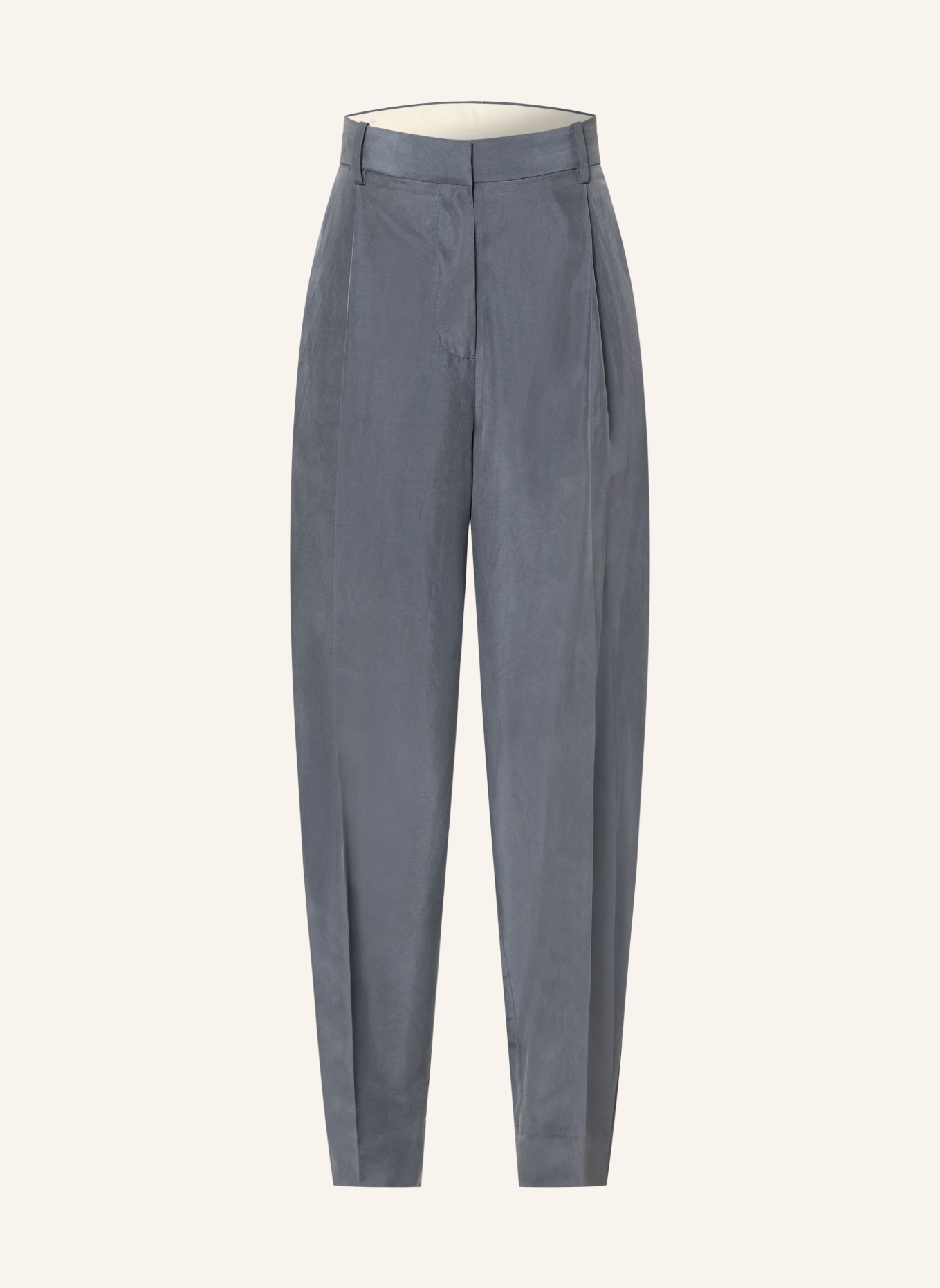 COS Zijden broek: DONKERGRIJS