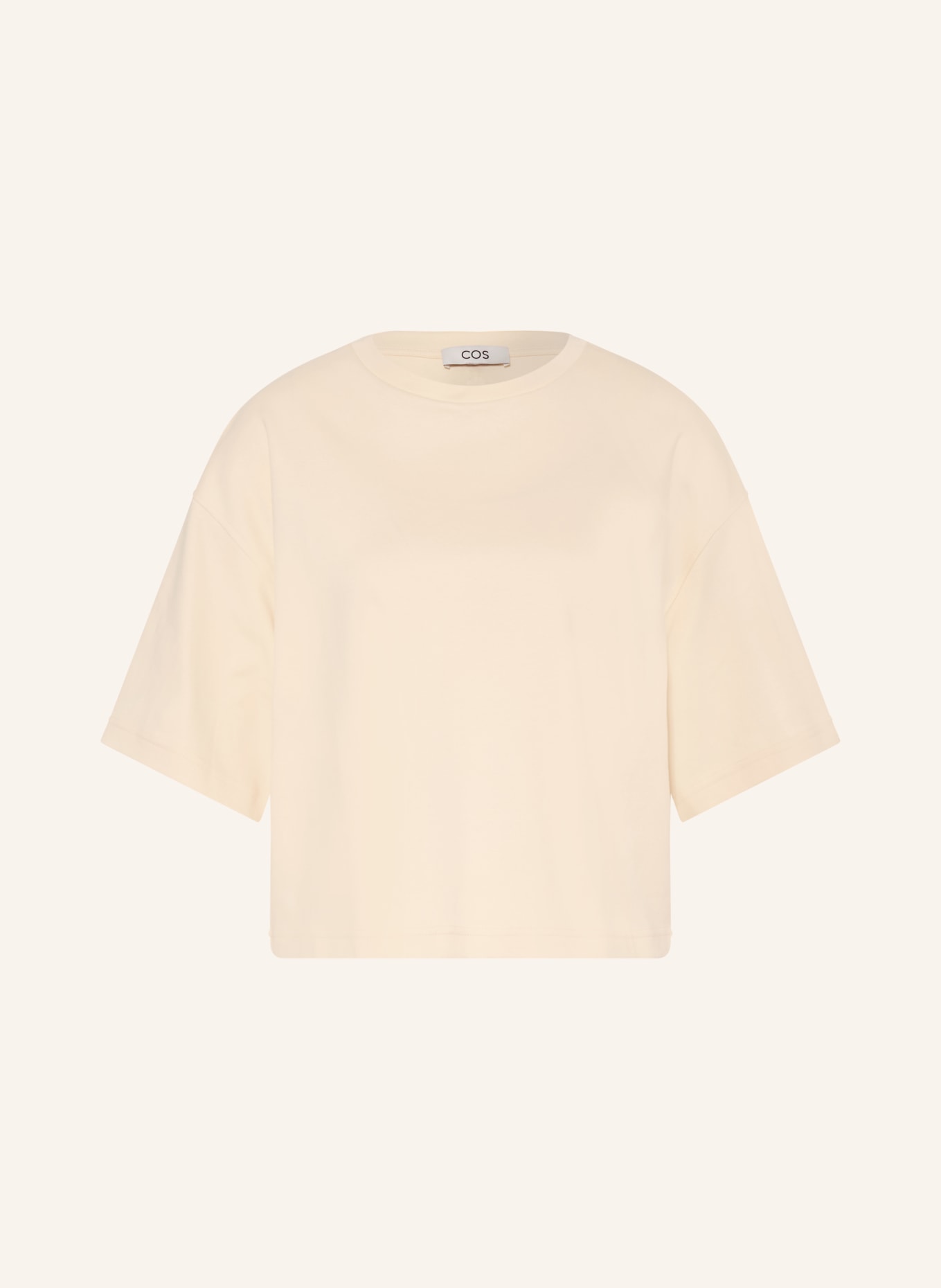 COS T-shirt: BEIGE