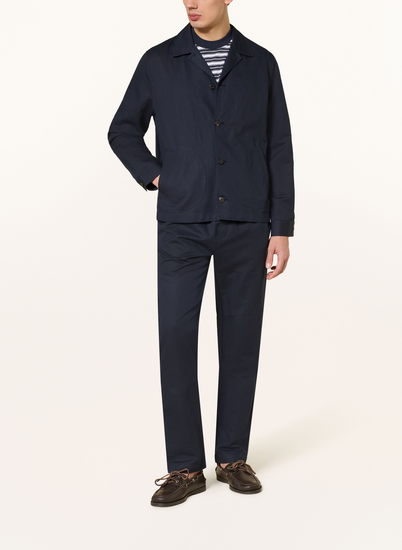 Sunspel Overjacket: DUNKELBLAU