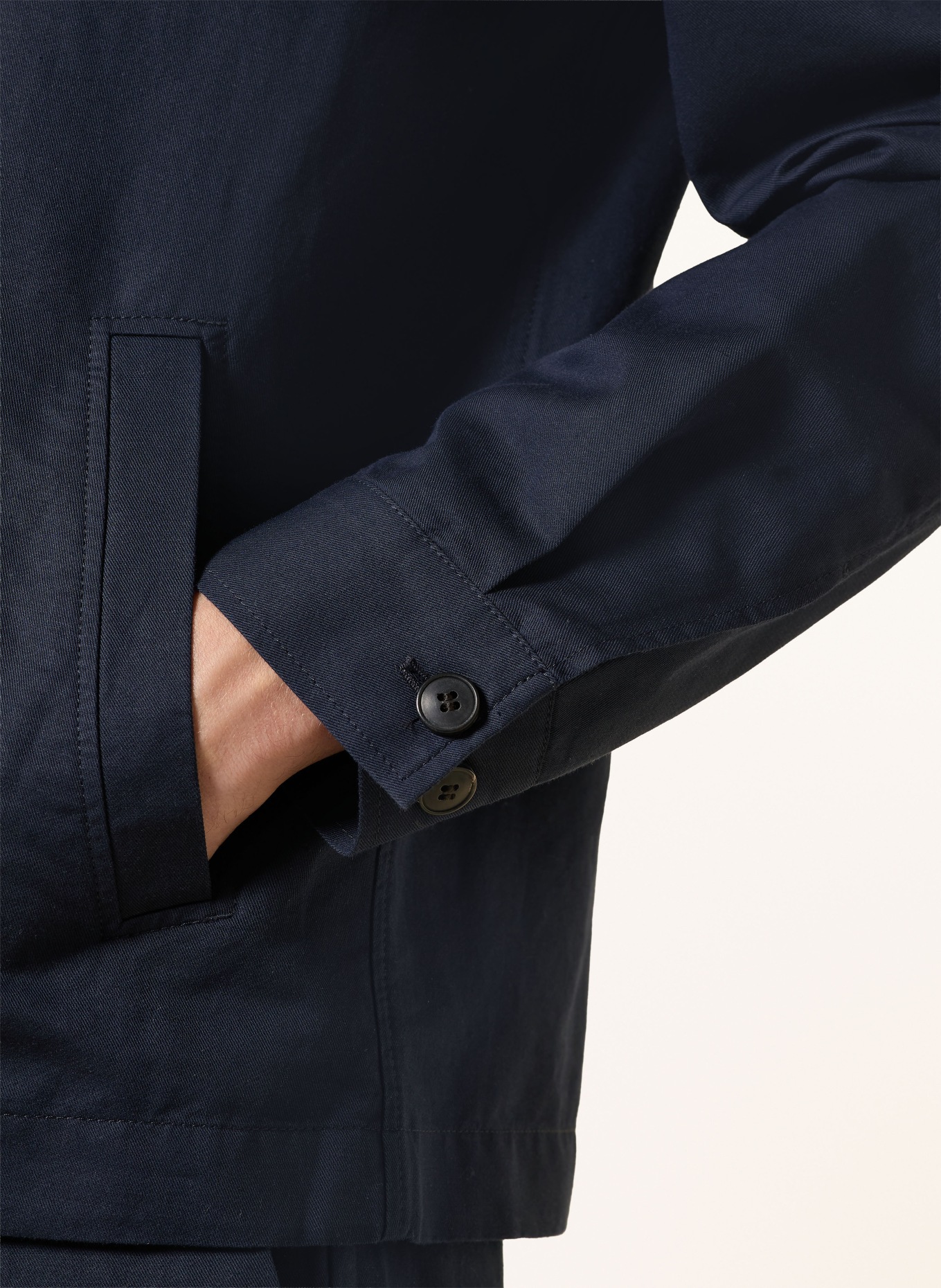 Sunspel Overjacket: DUNKELBLAU