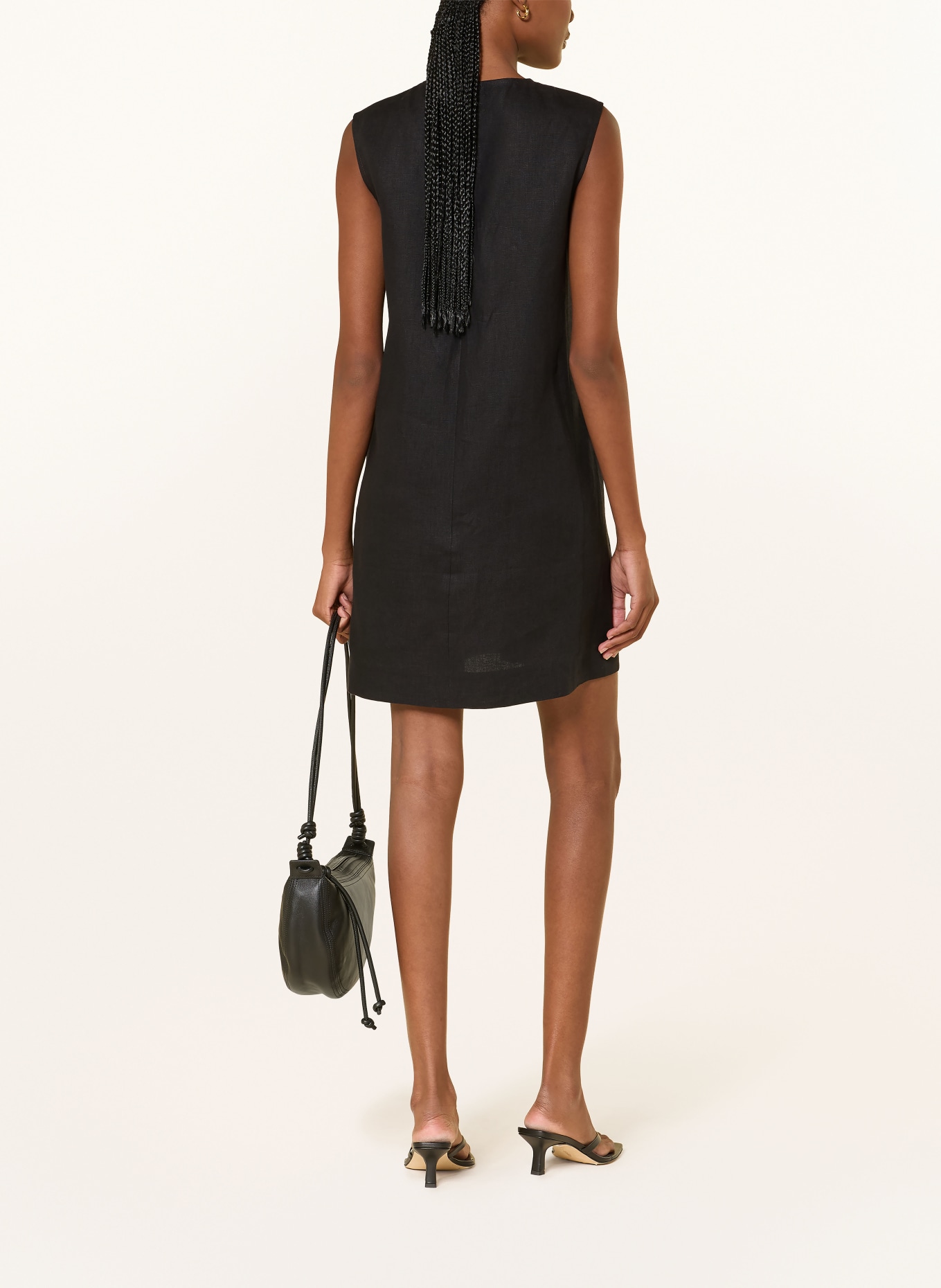 COS Leinenkleid: SCHWARZ