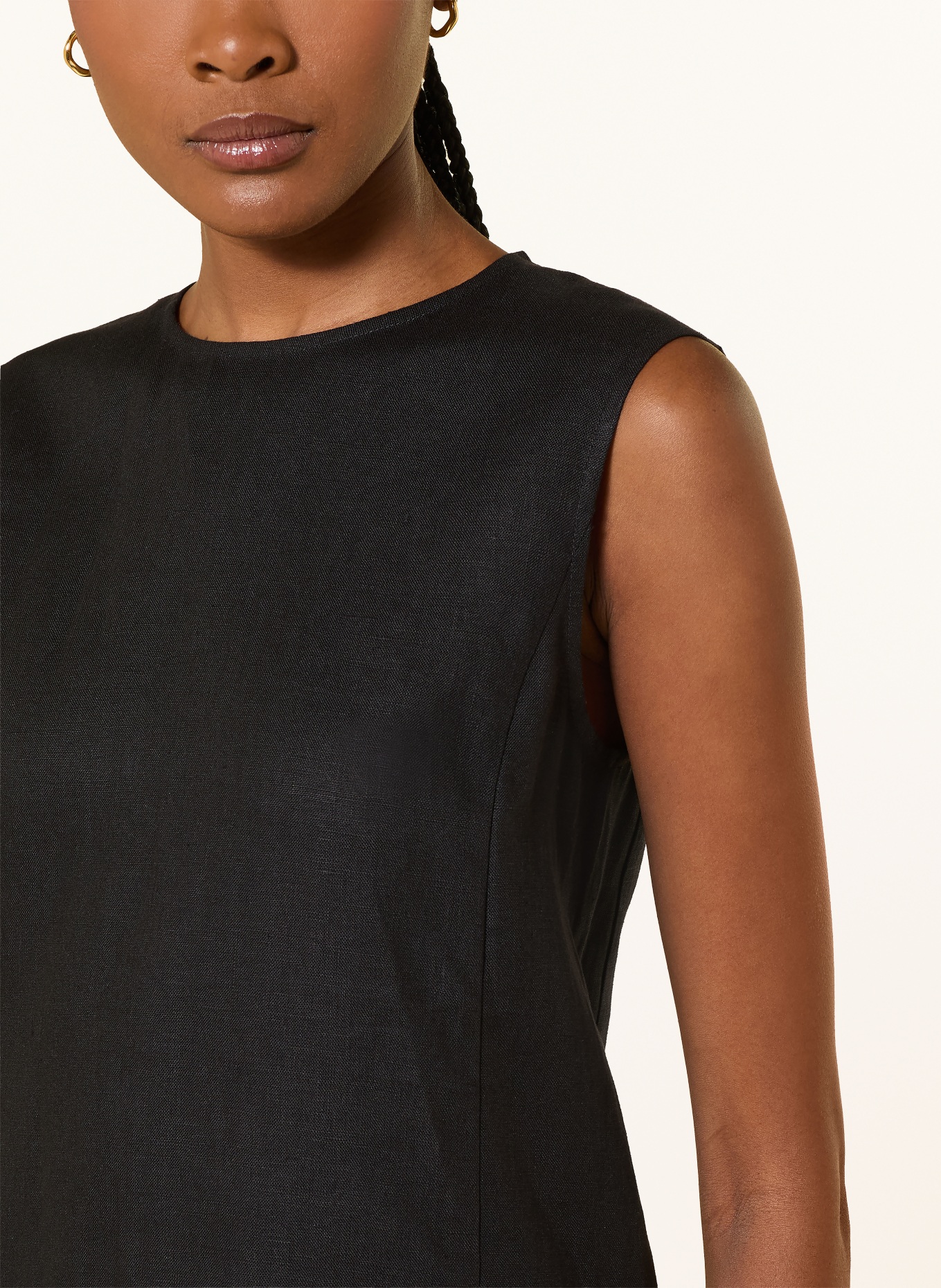 COS Leinenkleid: SCHWARZ