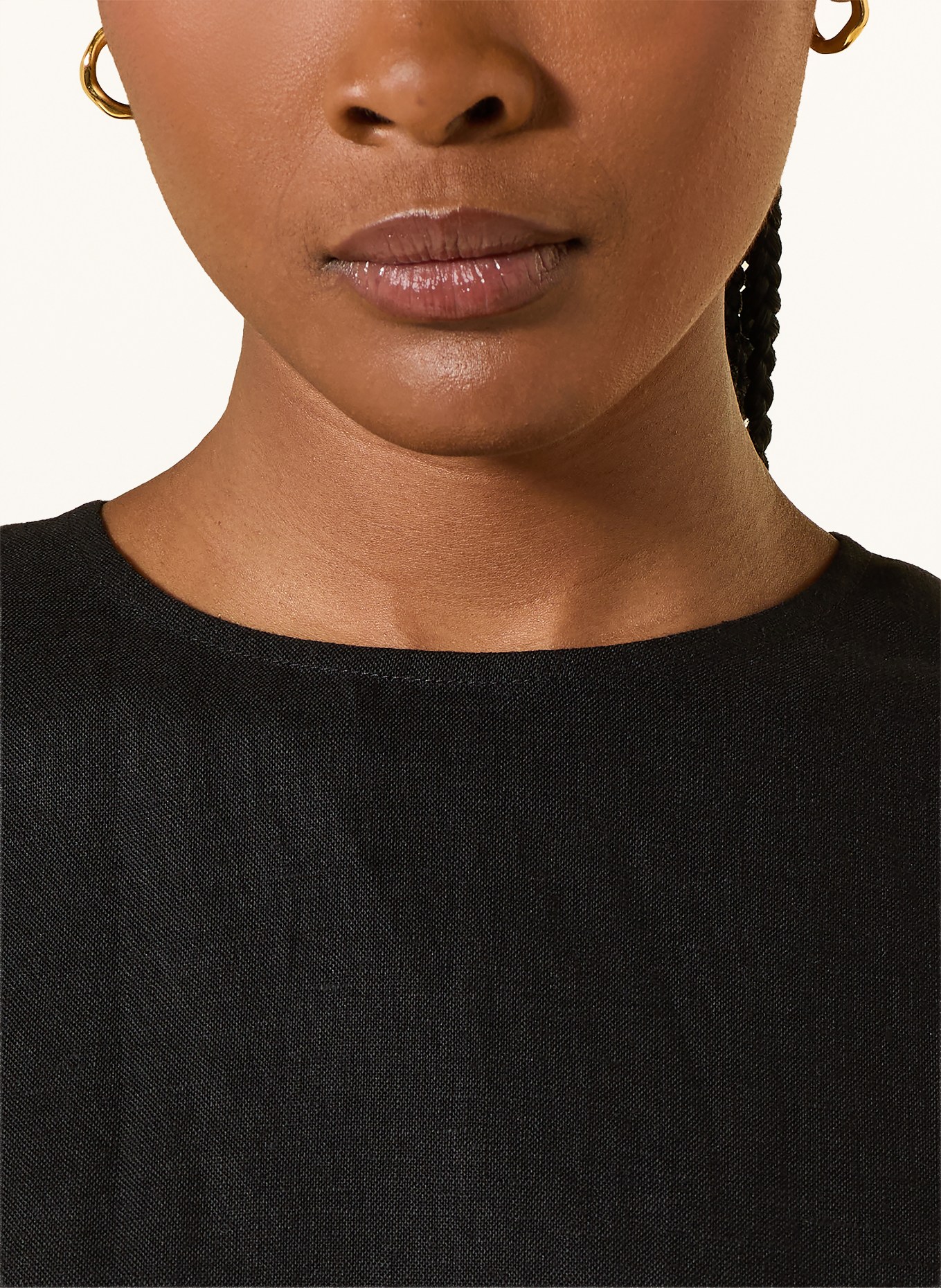 COS Leinenkleid: SCHWARZ