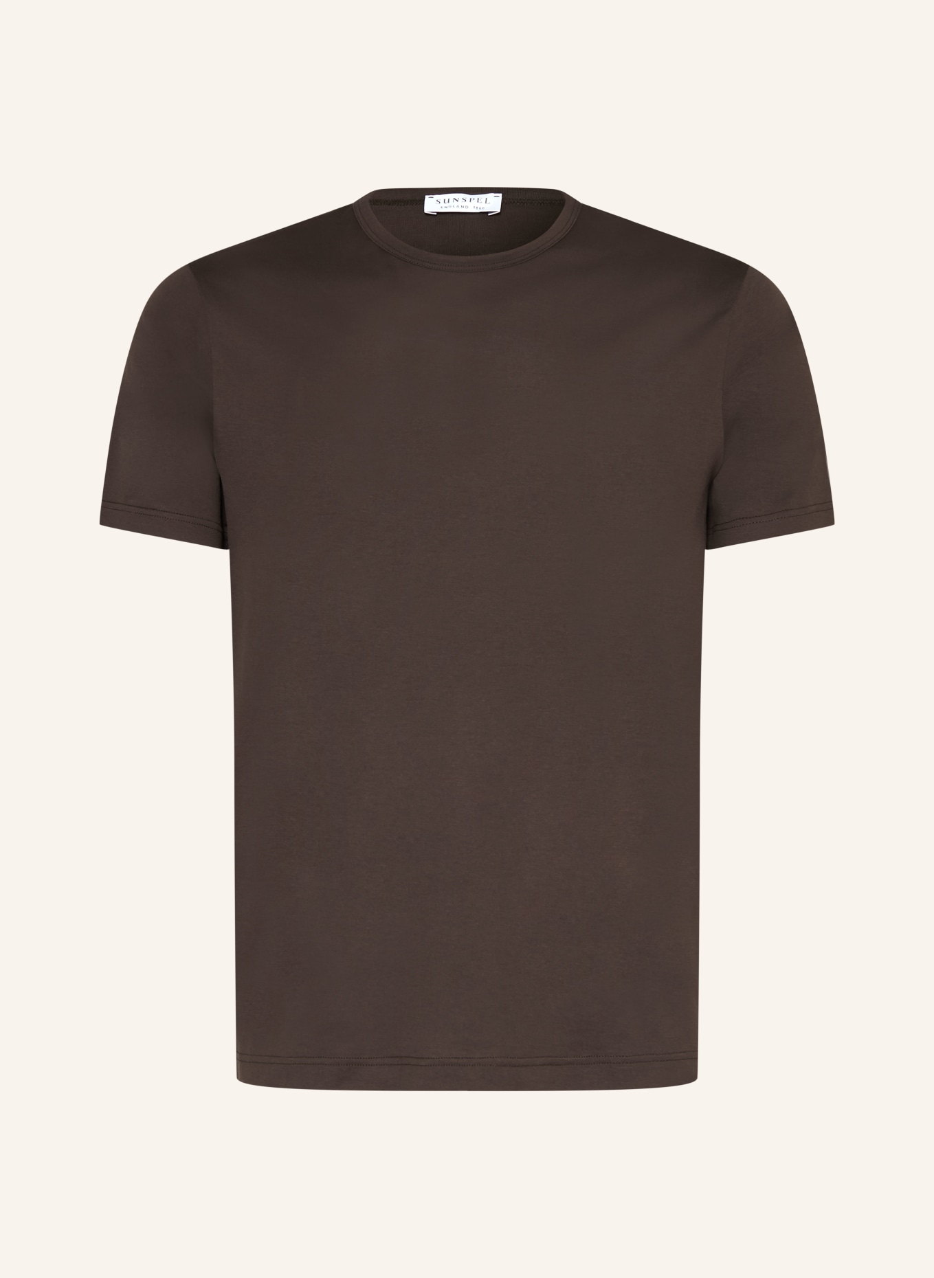Sunspel T-Shirt: DUNKELBRAUN