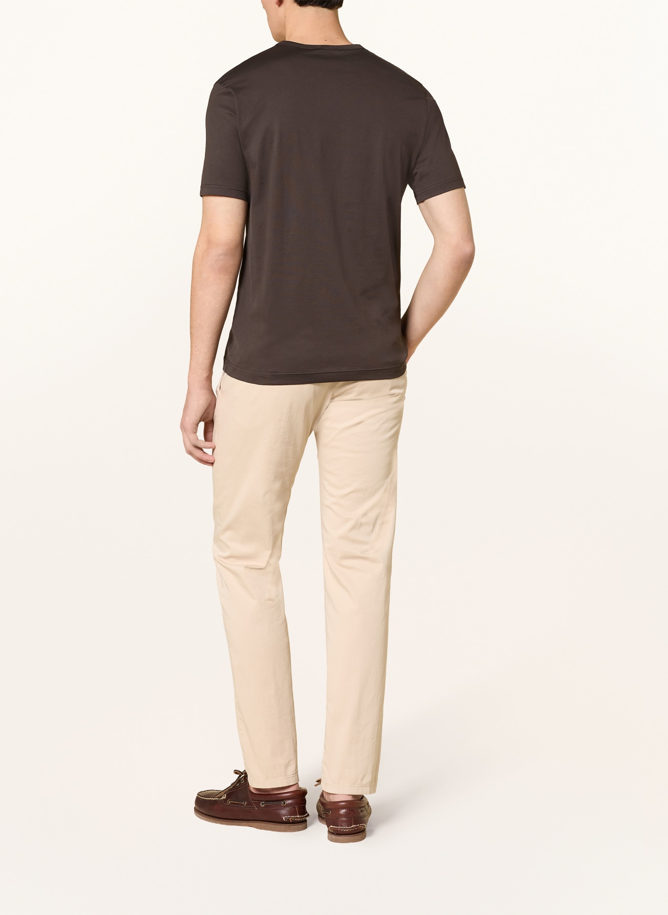 Sunspel T-Shirt: DUNKELBRAUN