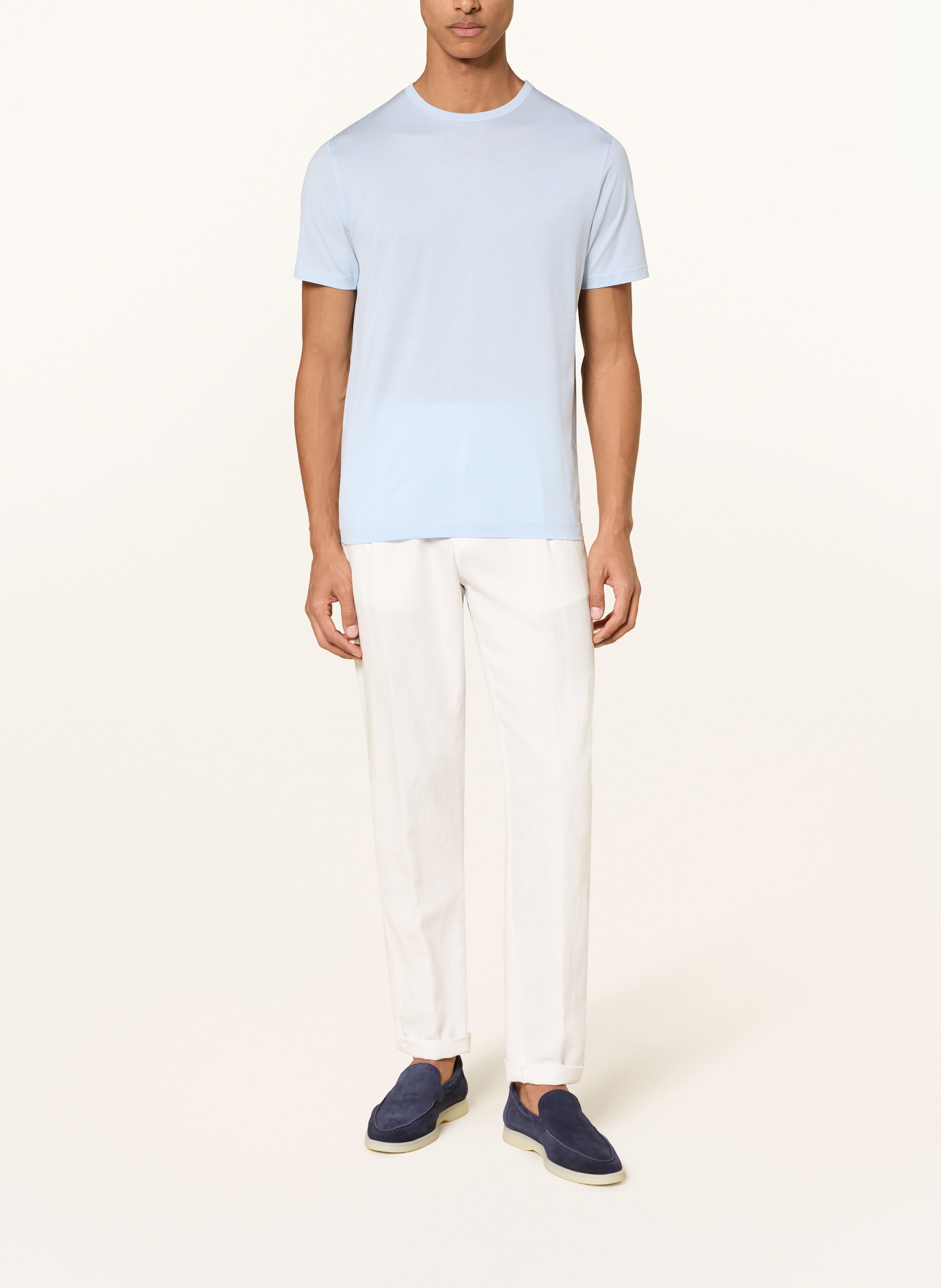 Sunspel T-shirt: BLEU CLAIR