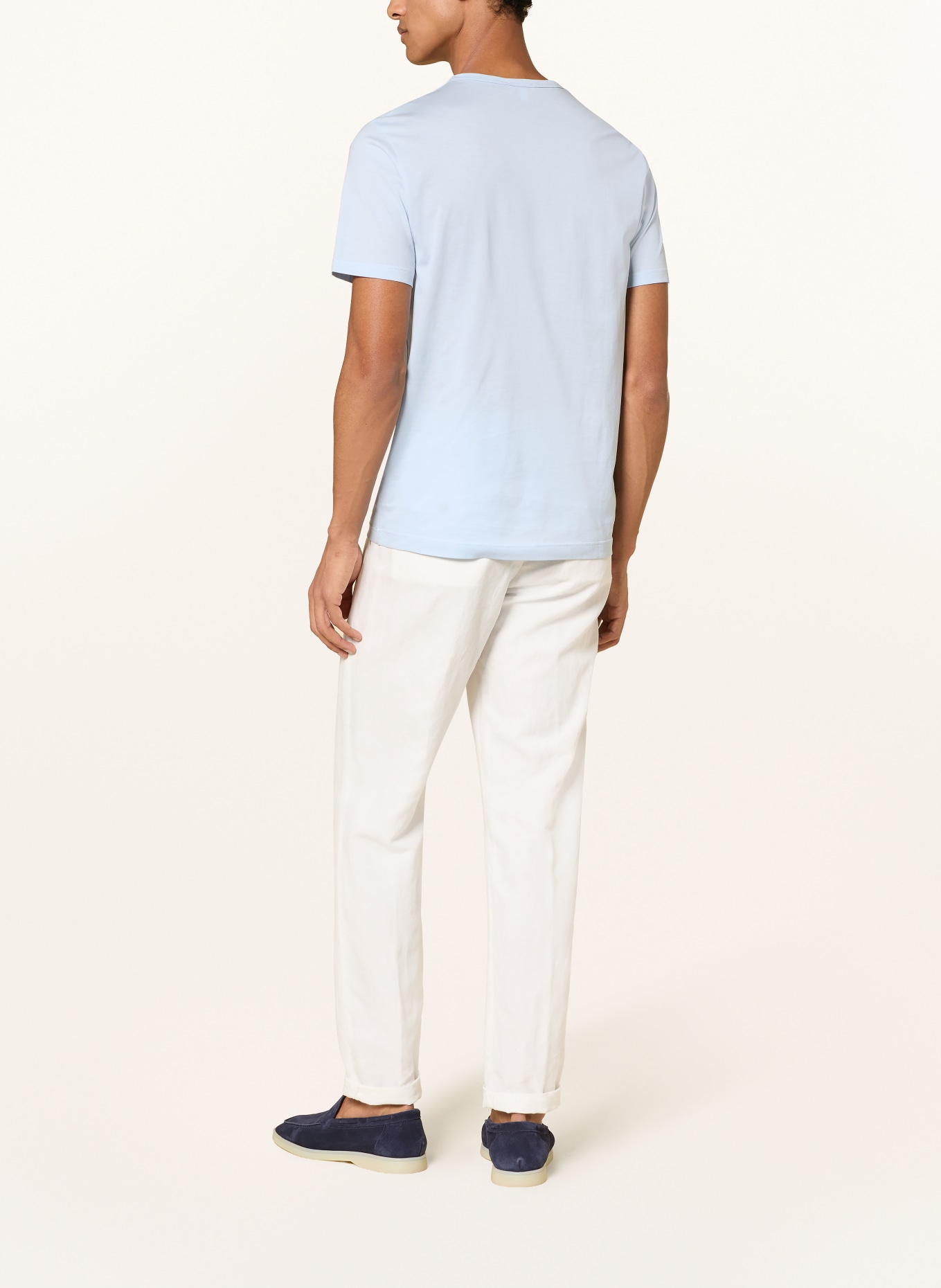 Sunspel T-shirt: BLEU CLAIR