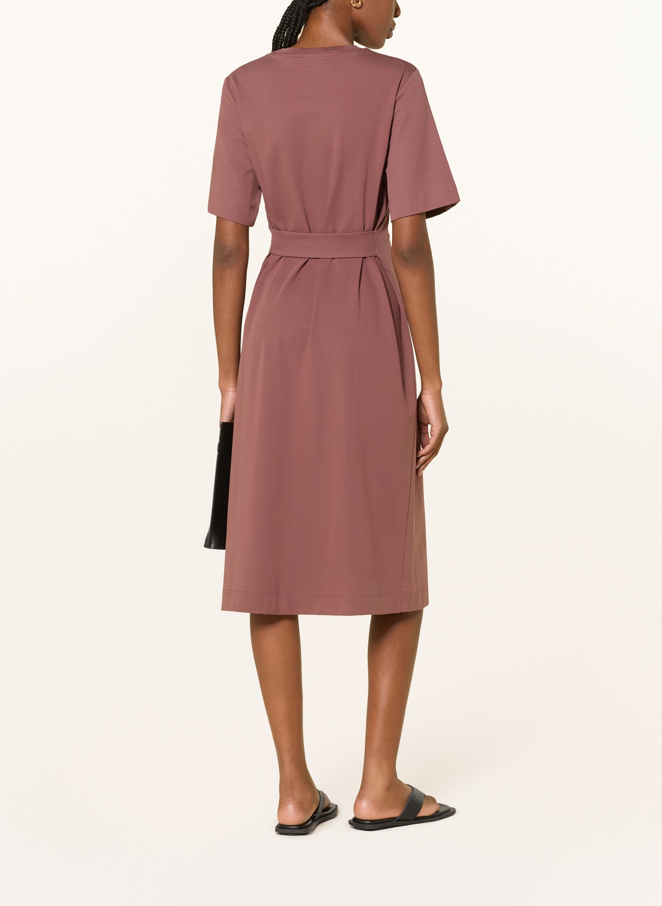 COS Sukienka z dżerseju: BRĄZOWY