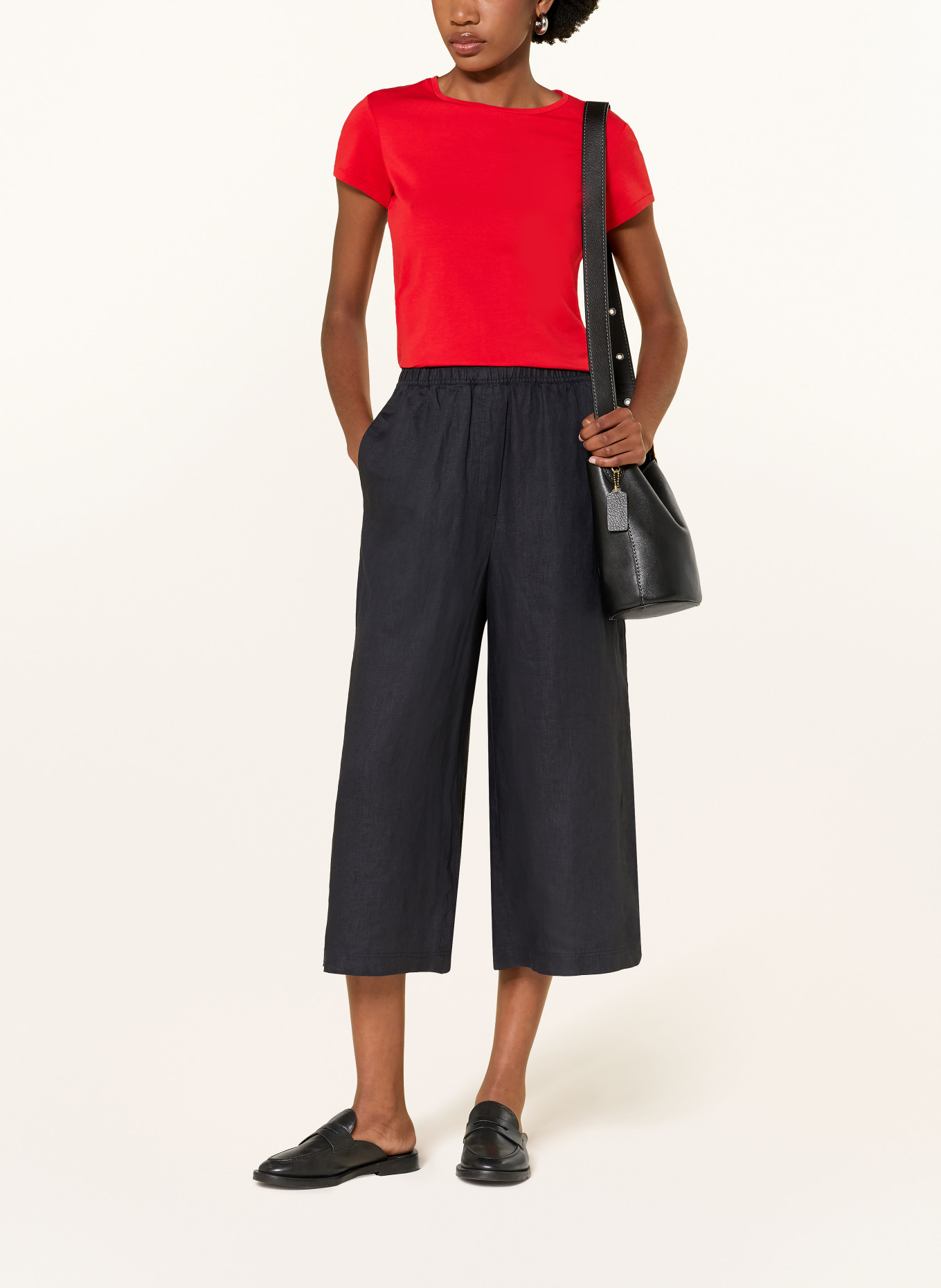 COS Linnen culotte: DONKERGRIJS