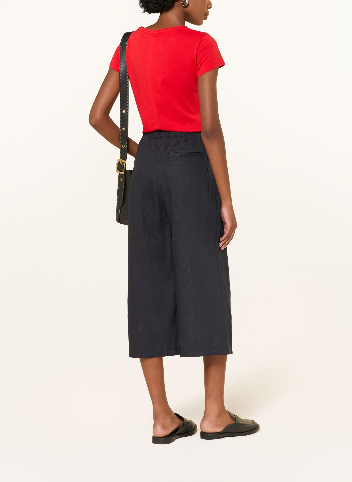 COS Linnen culotte: DONKERGRIJS