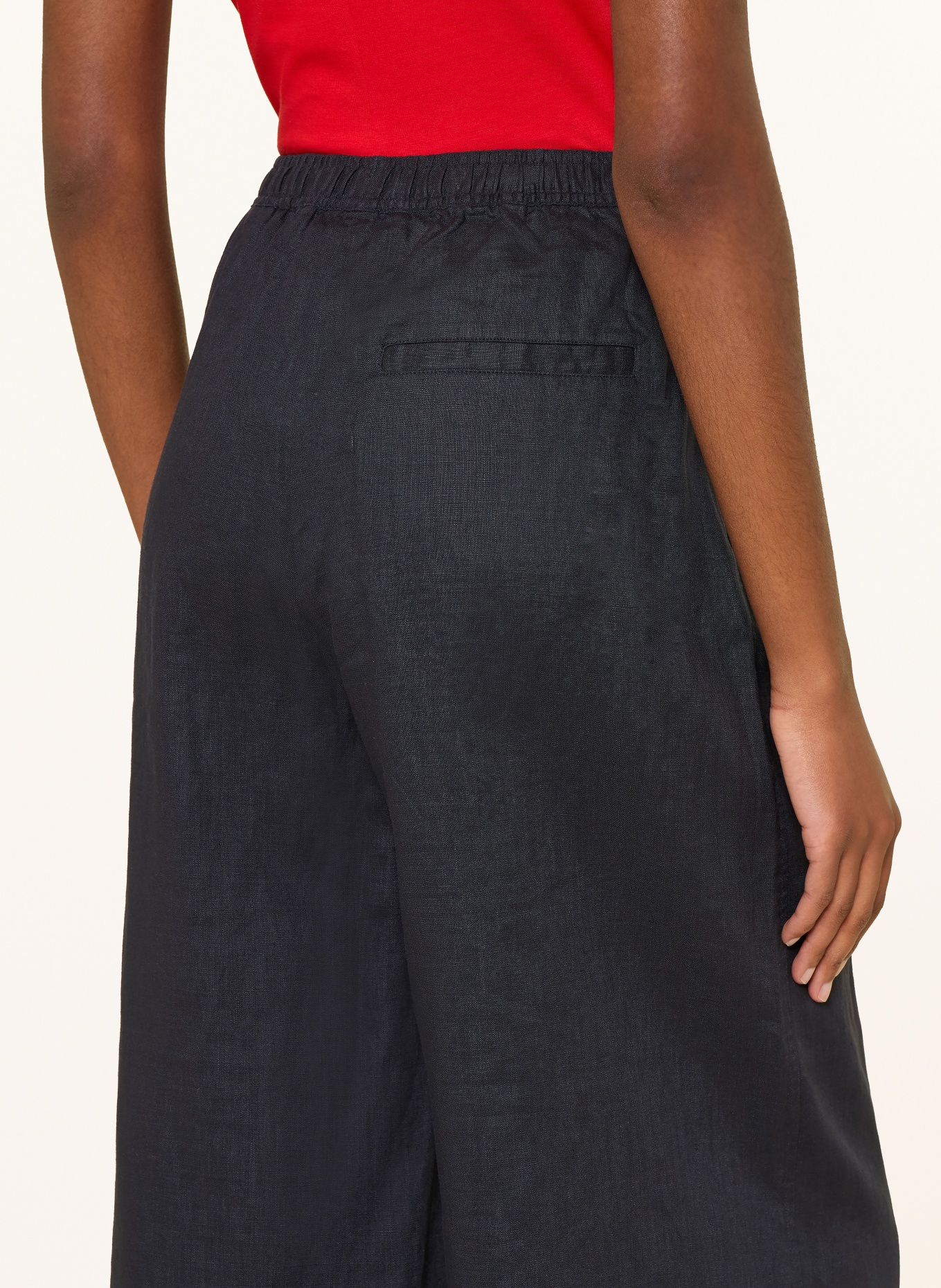 COS Linnen culotte: DONKERGRIJS