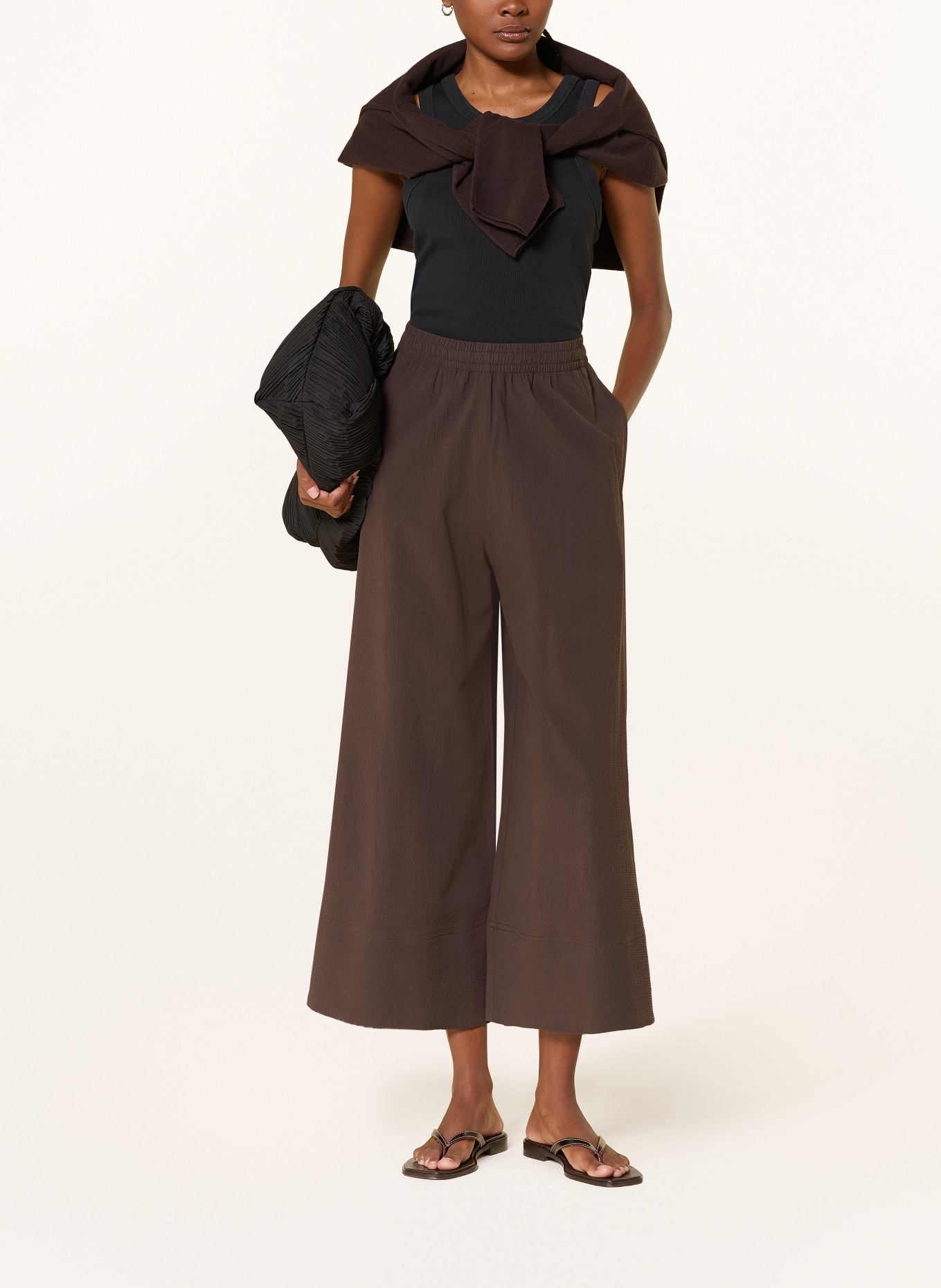COS Culotte: MARRON FONCÉ