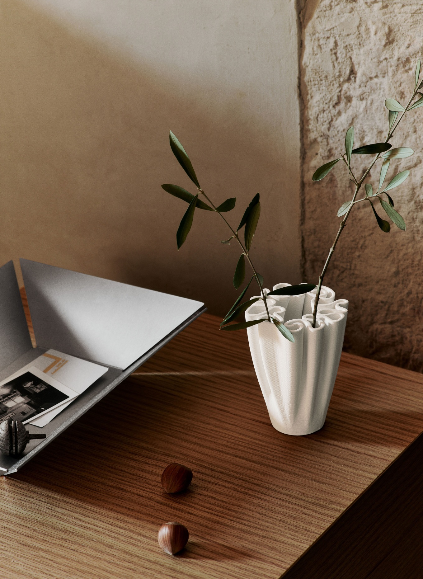 Ferm LIVING Vase DEDALI: WEISS