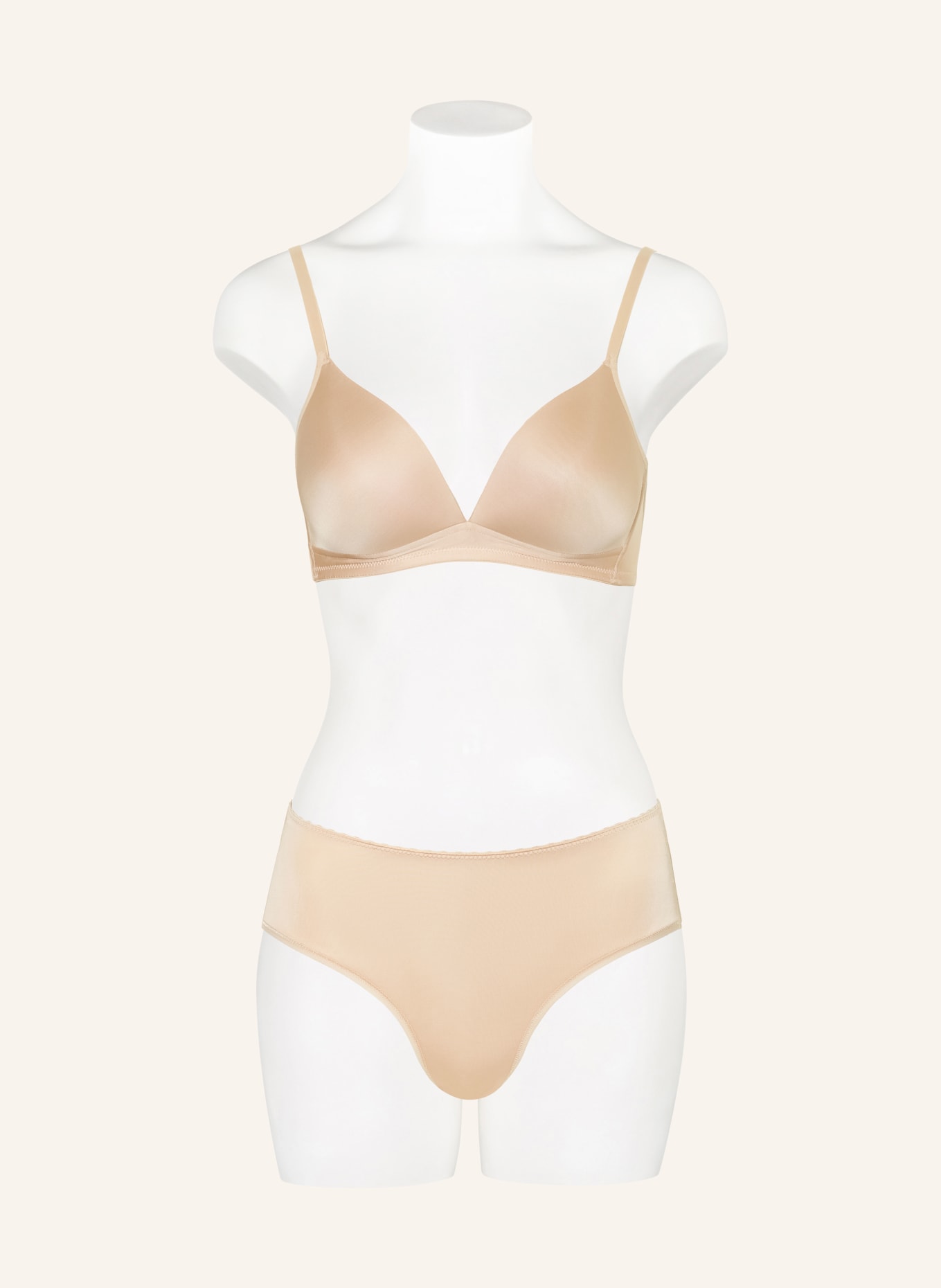 HANRO Slip SATIN DELUXE: BÉŽOVÁ