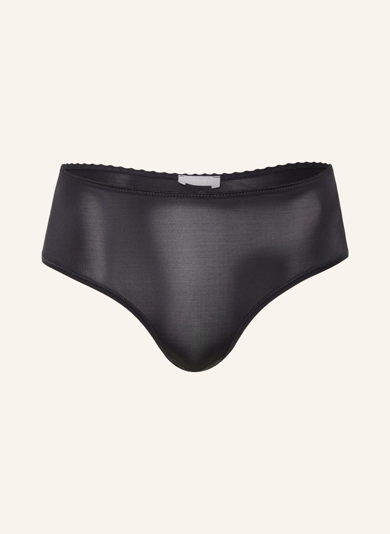 HANRO Slip SATIN DELUXE: ČERNÁ