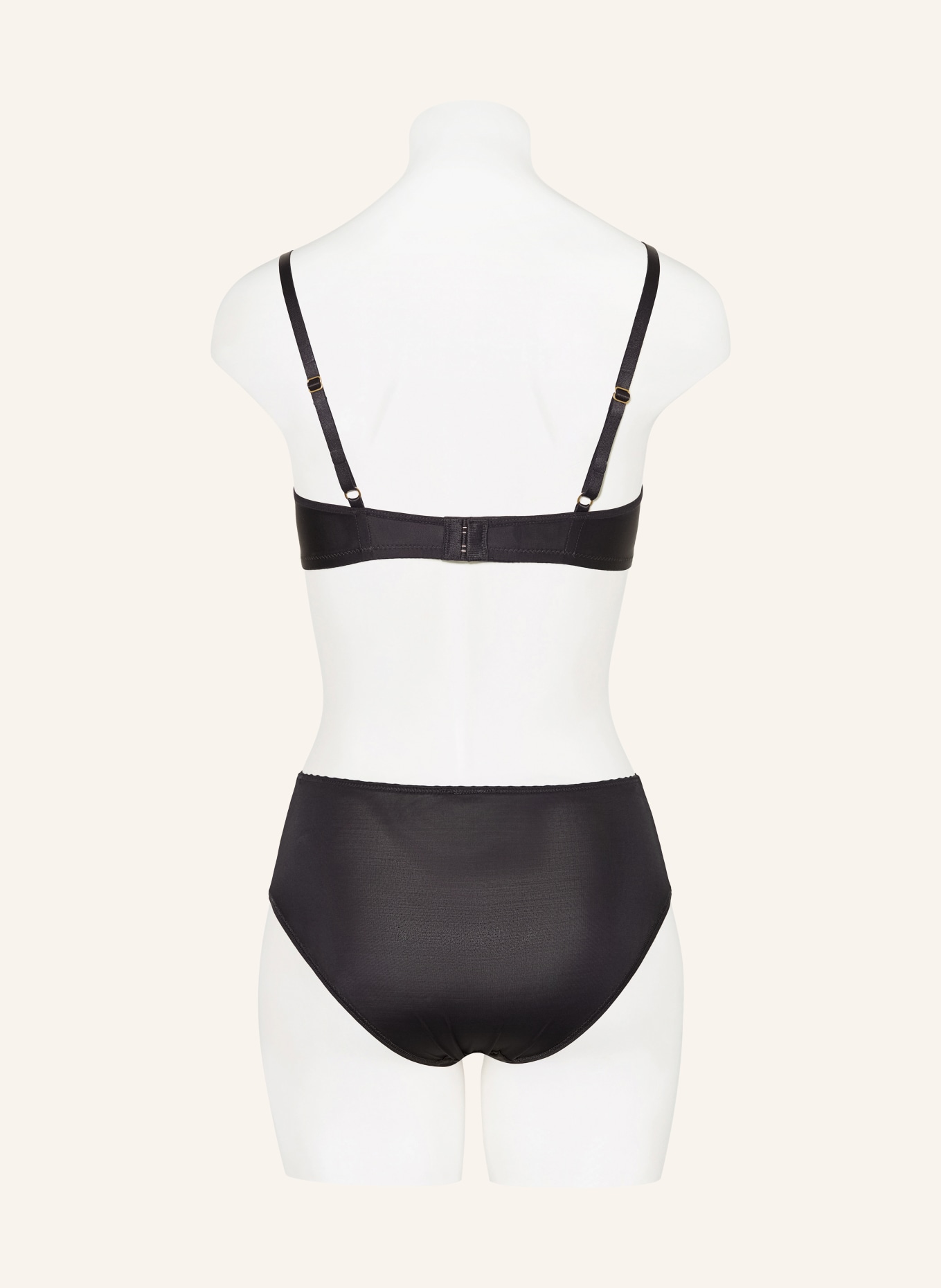 HANRO Slip SATIN DELUXE: ČERNÁ