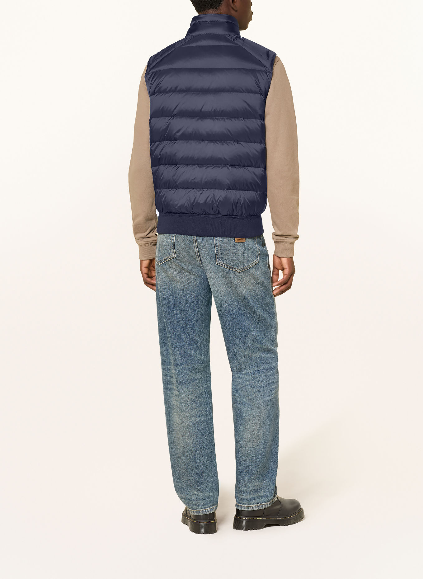 BELSTAFF COMPOUND Down Vest: DARK BLUE