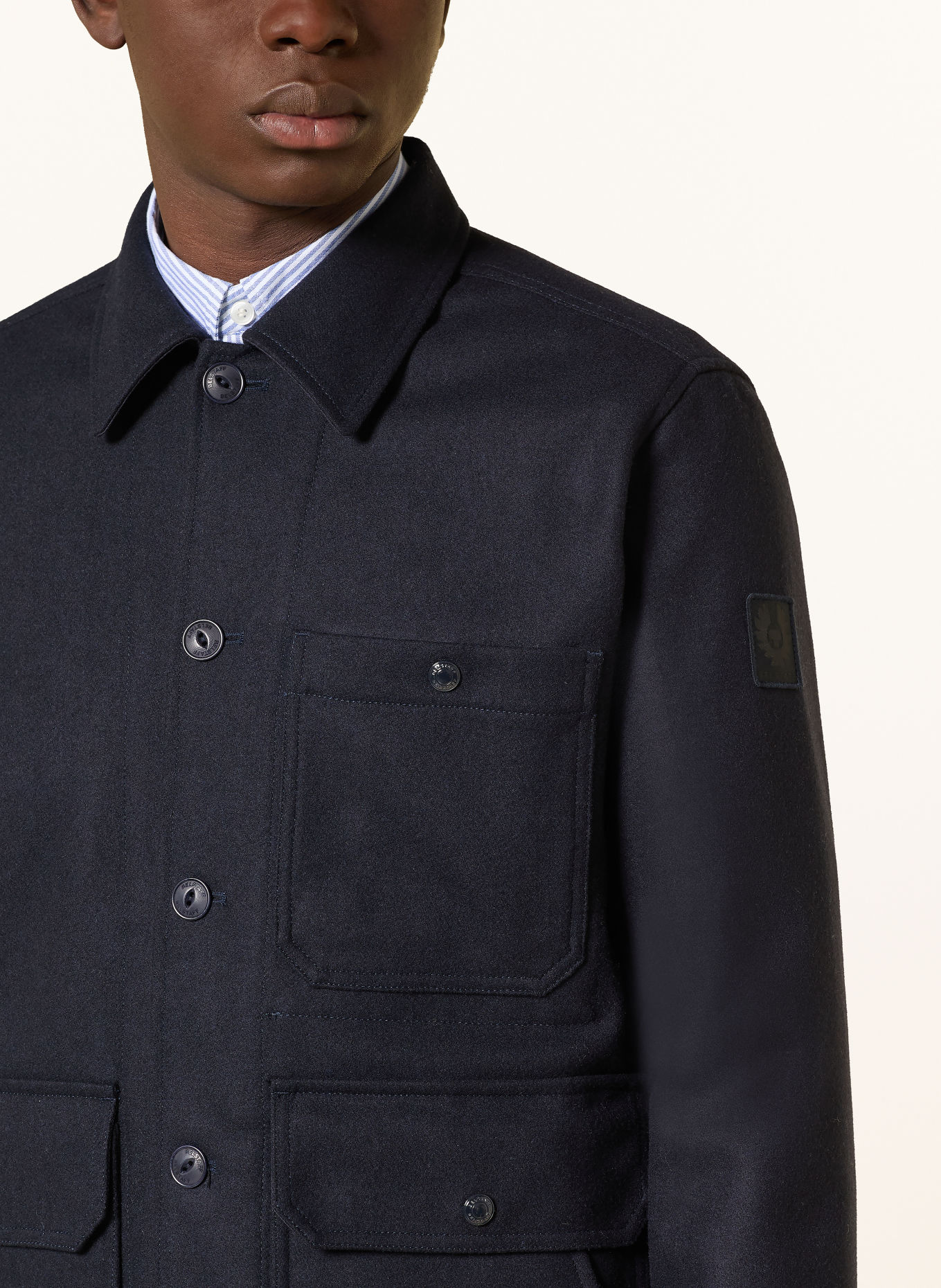 BELSTAFF Överjacka TRAIL: MÖRKBLÅ