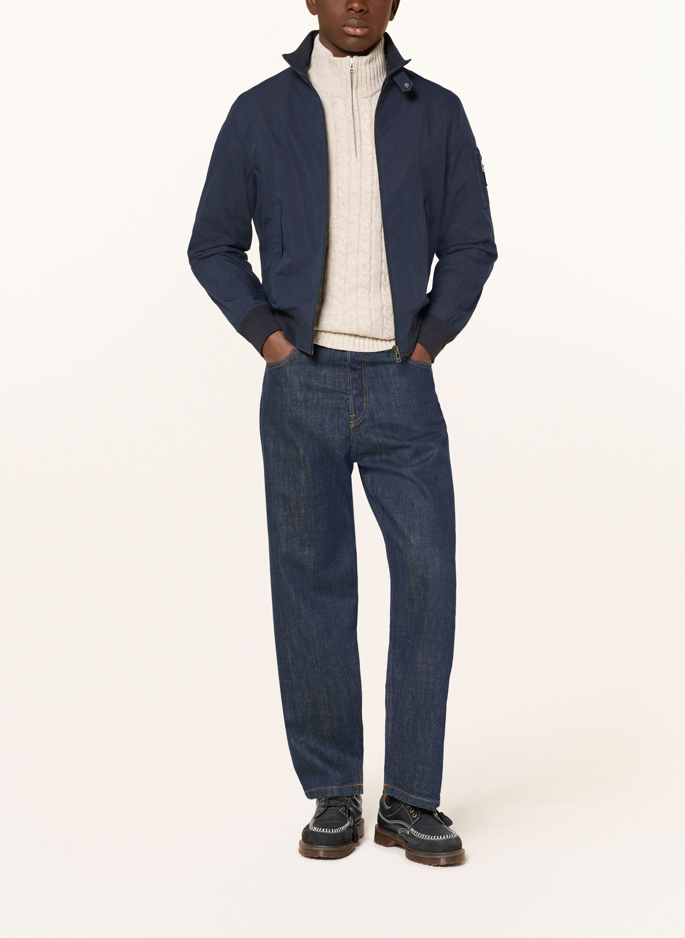BELSTAFF Blouson OVERLAND: DUNKELBLAU