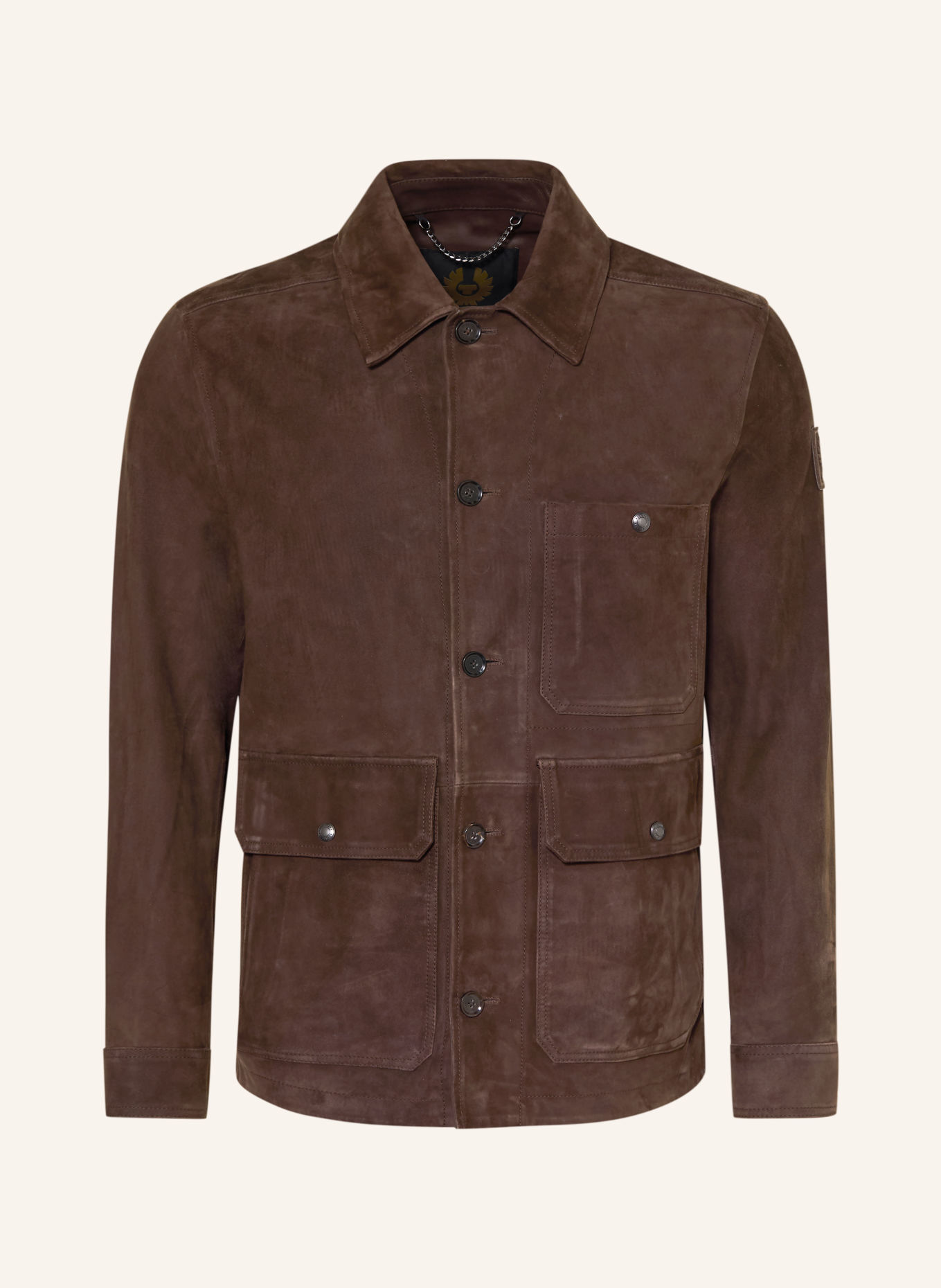 BELSTAFF Lederjacke TRAIL: DUNKELBRAUN