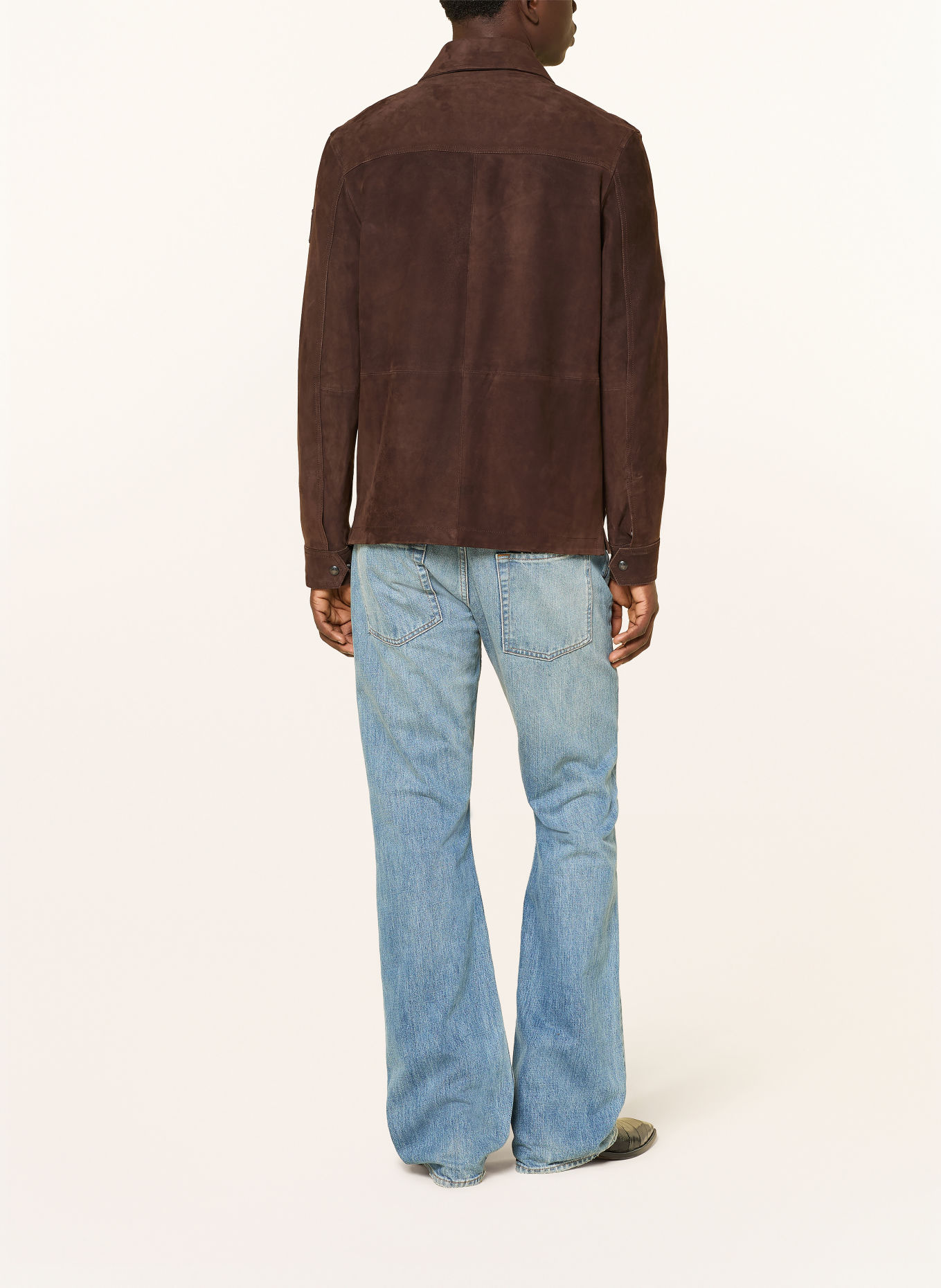 BELSTAFF Lederjacke TRAIL: DUNKELBRAUN
