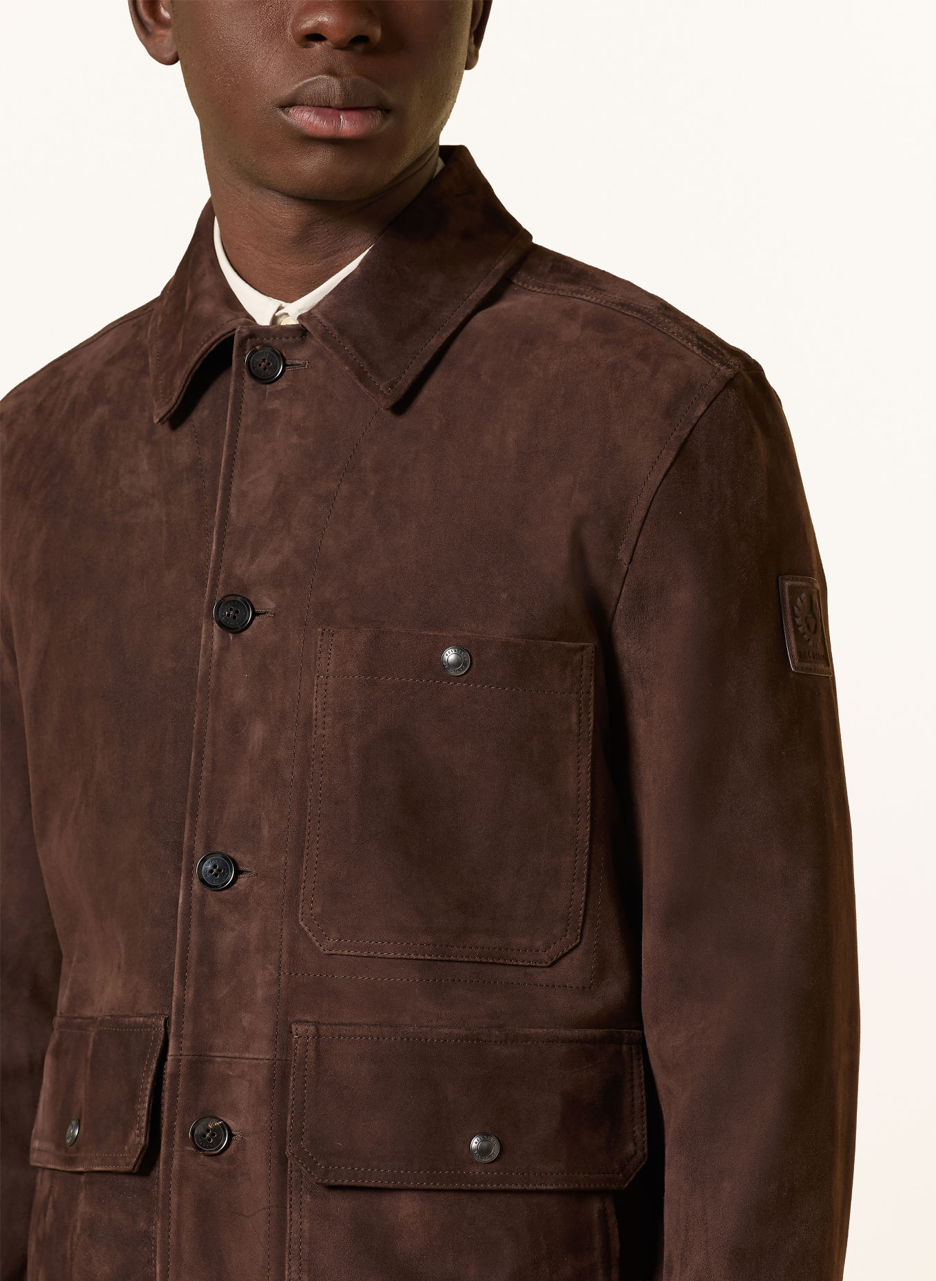 BELSTAFF Lederjacke TRAIL: DUNKELBRAUN