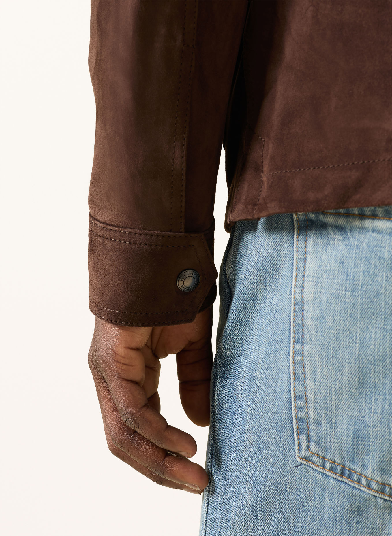 BELSTAFF Lederjacke TRAIL: DUNKELBRAUN