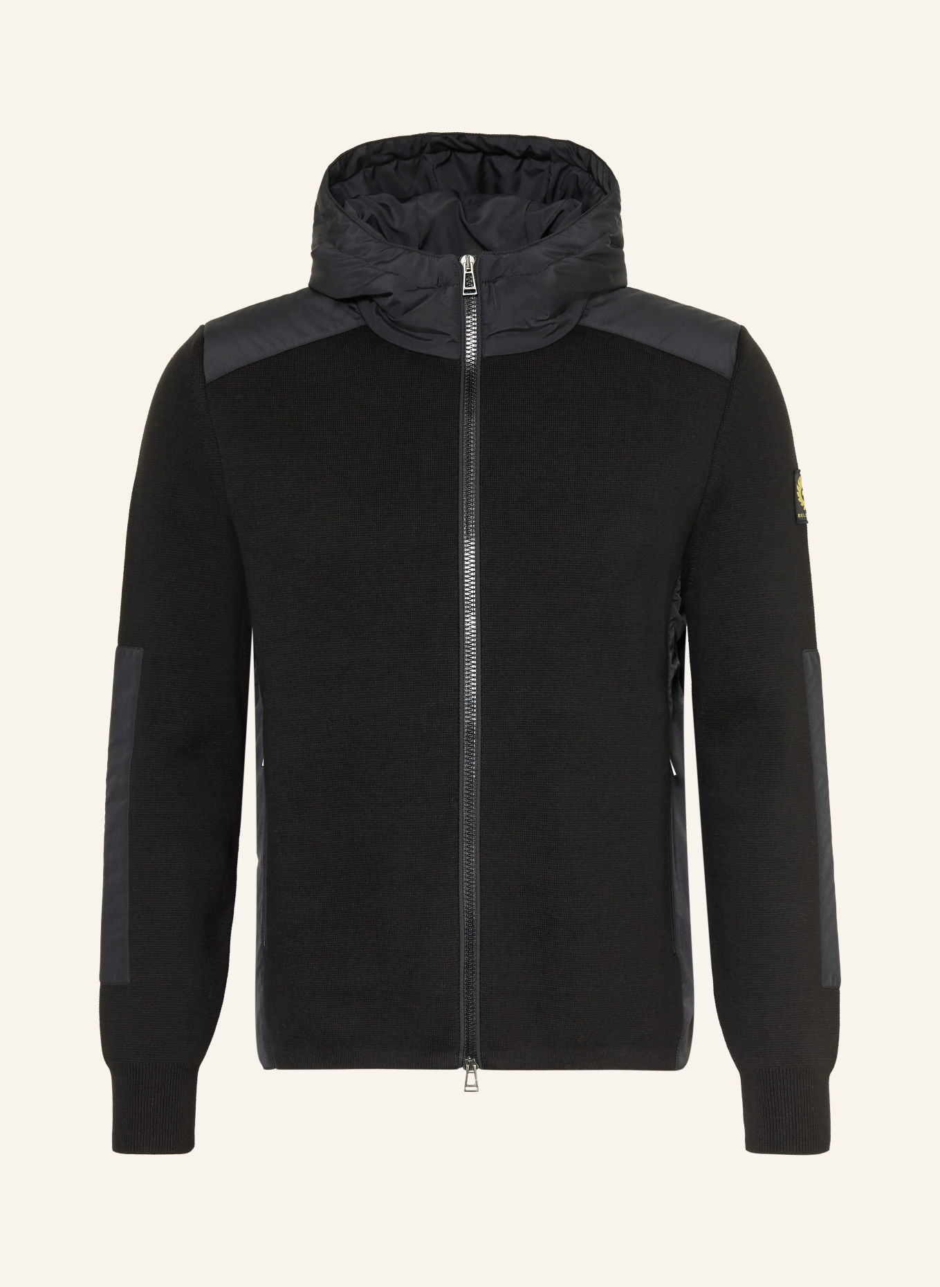 BELSTAFF Kurtka typu blouson CONSOLE z mieszanki materiałów: CZARNY