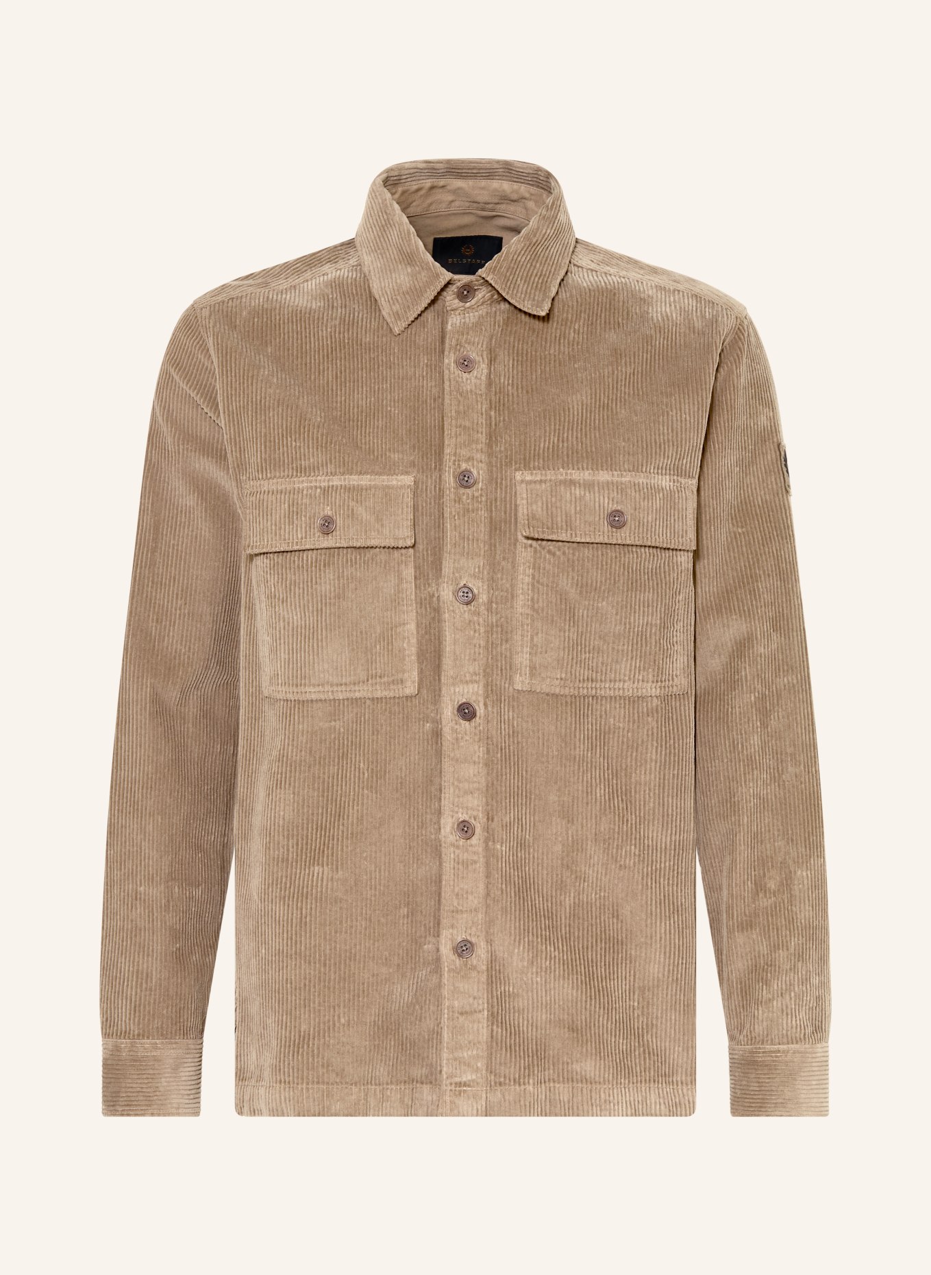 BELSTAFF Cord-Overjacket RAVINE: HELLBRAUN