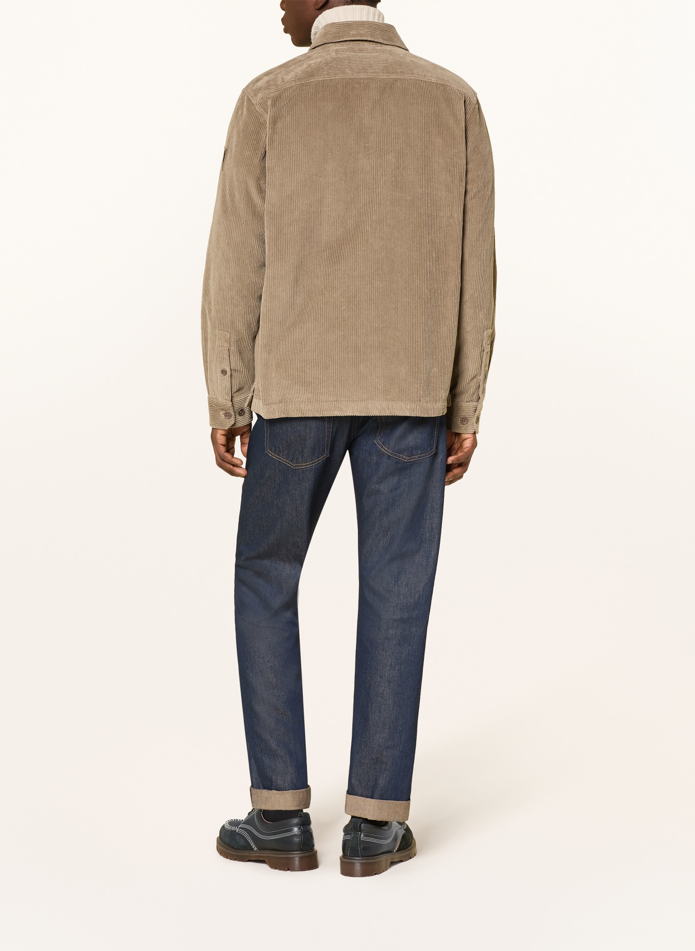 BELSTAFF Cord-Overjacket RAVINE: HELLBRAUN